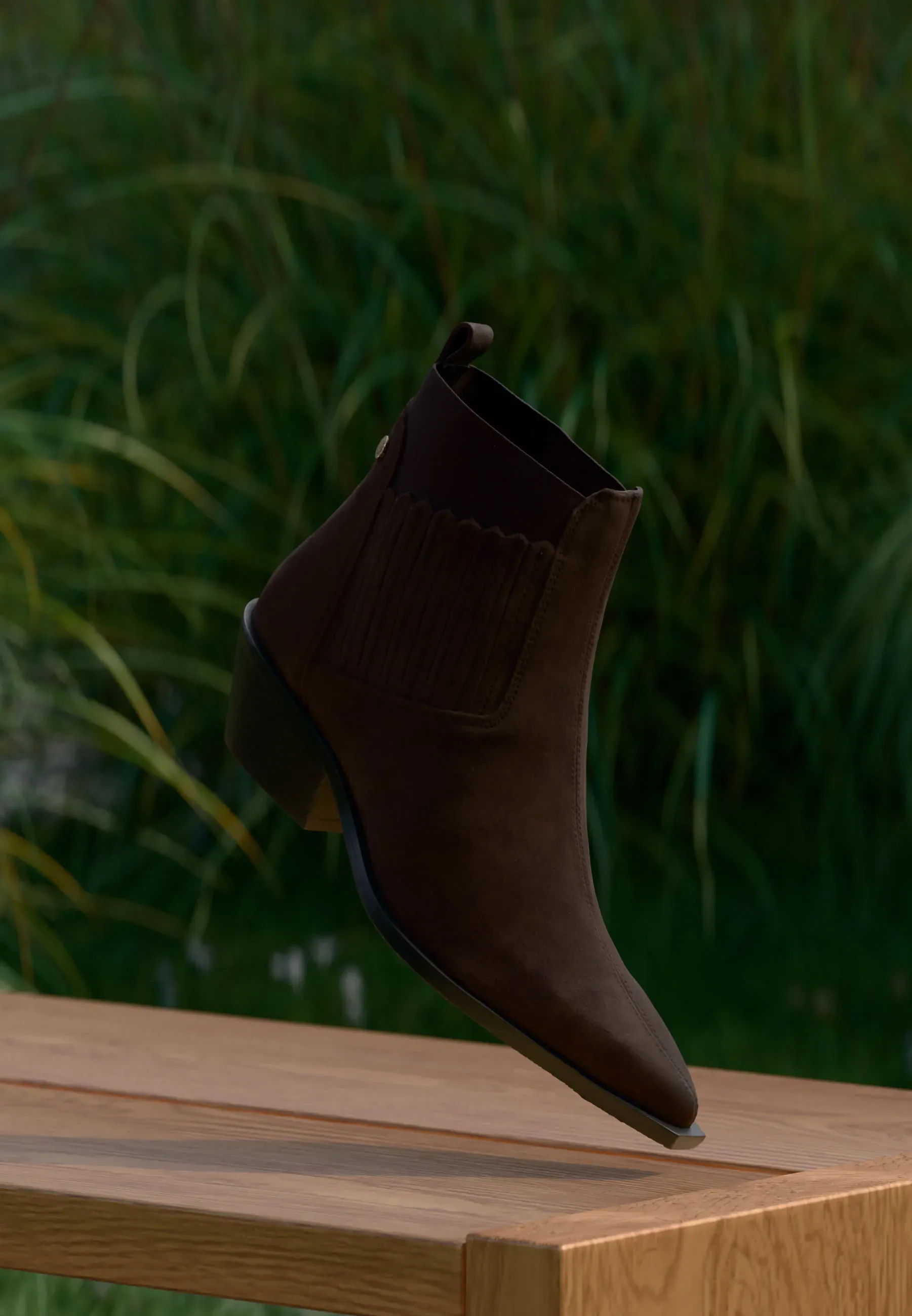 Copenhagen Shoes Tronchetti Brun Foncé