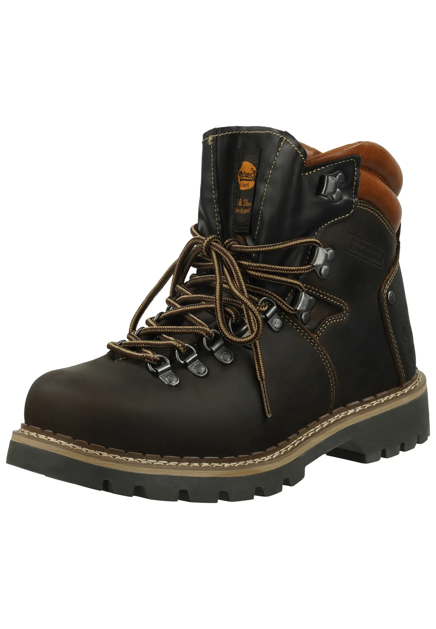 Bottes à lacets Dockers Schoko