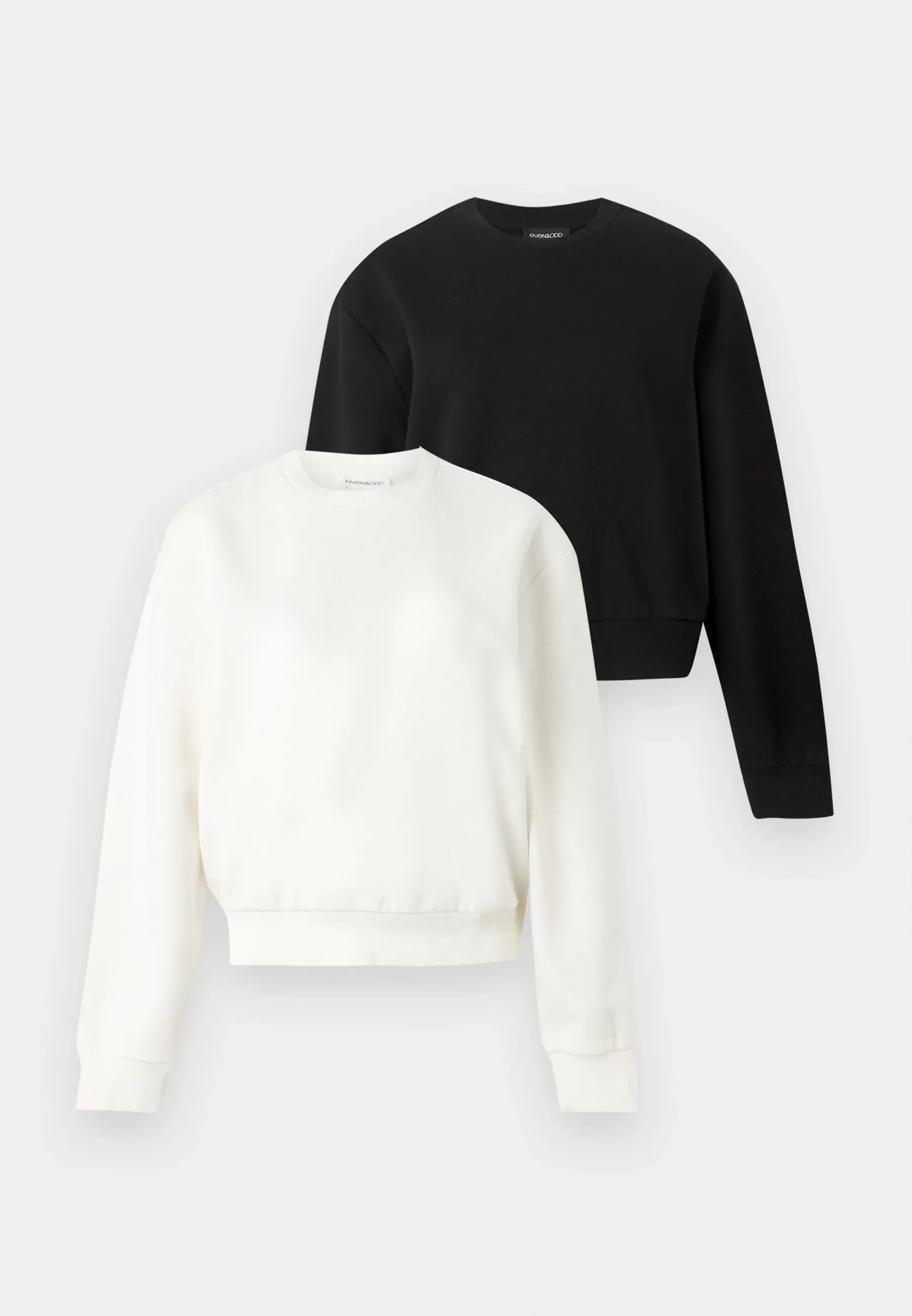 Evenandodd 2 pièces Sweat à capuche Noir/blanc