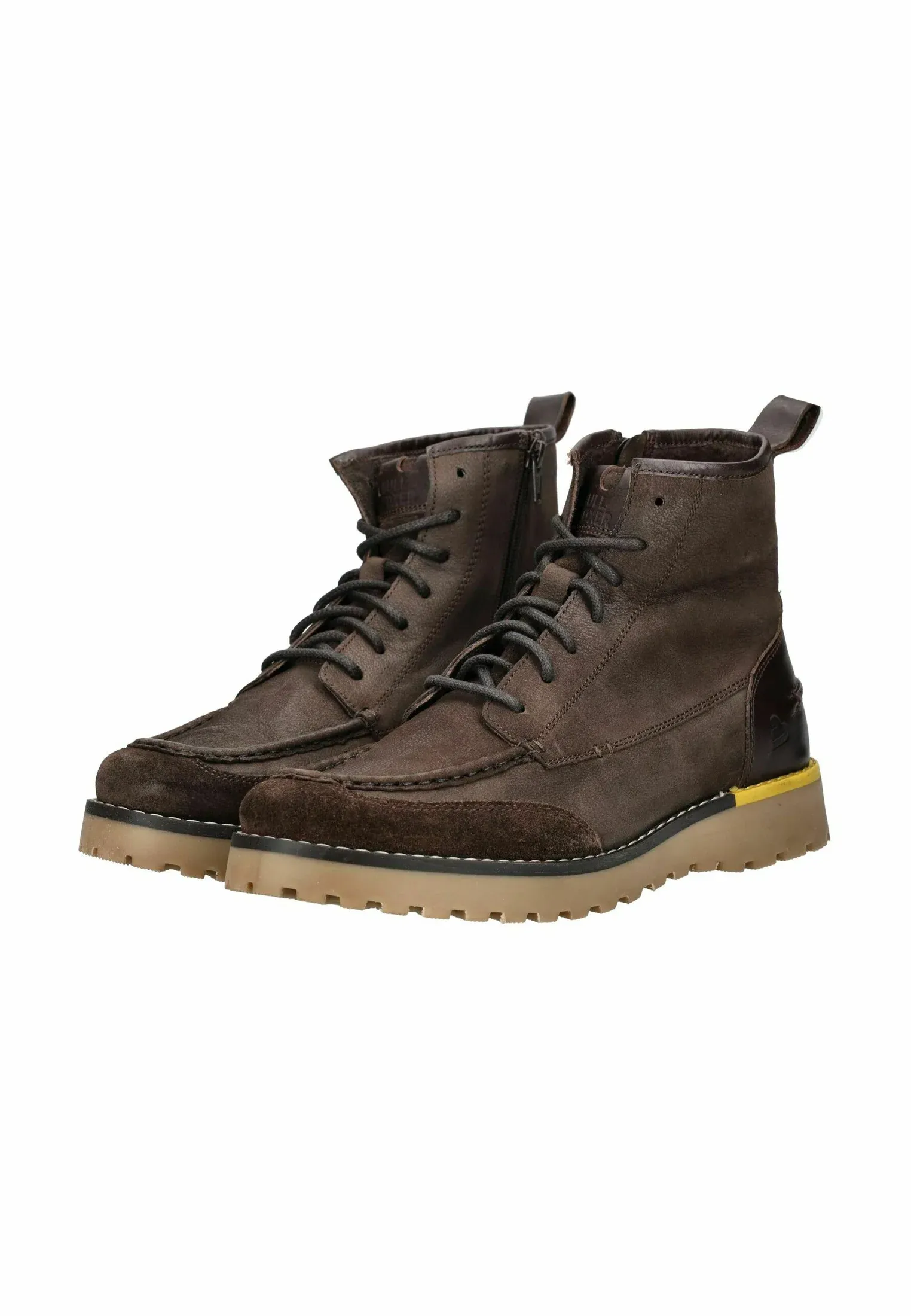Bullboxer Bottes à lacets Brun foncé