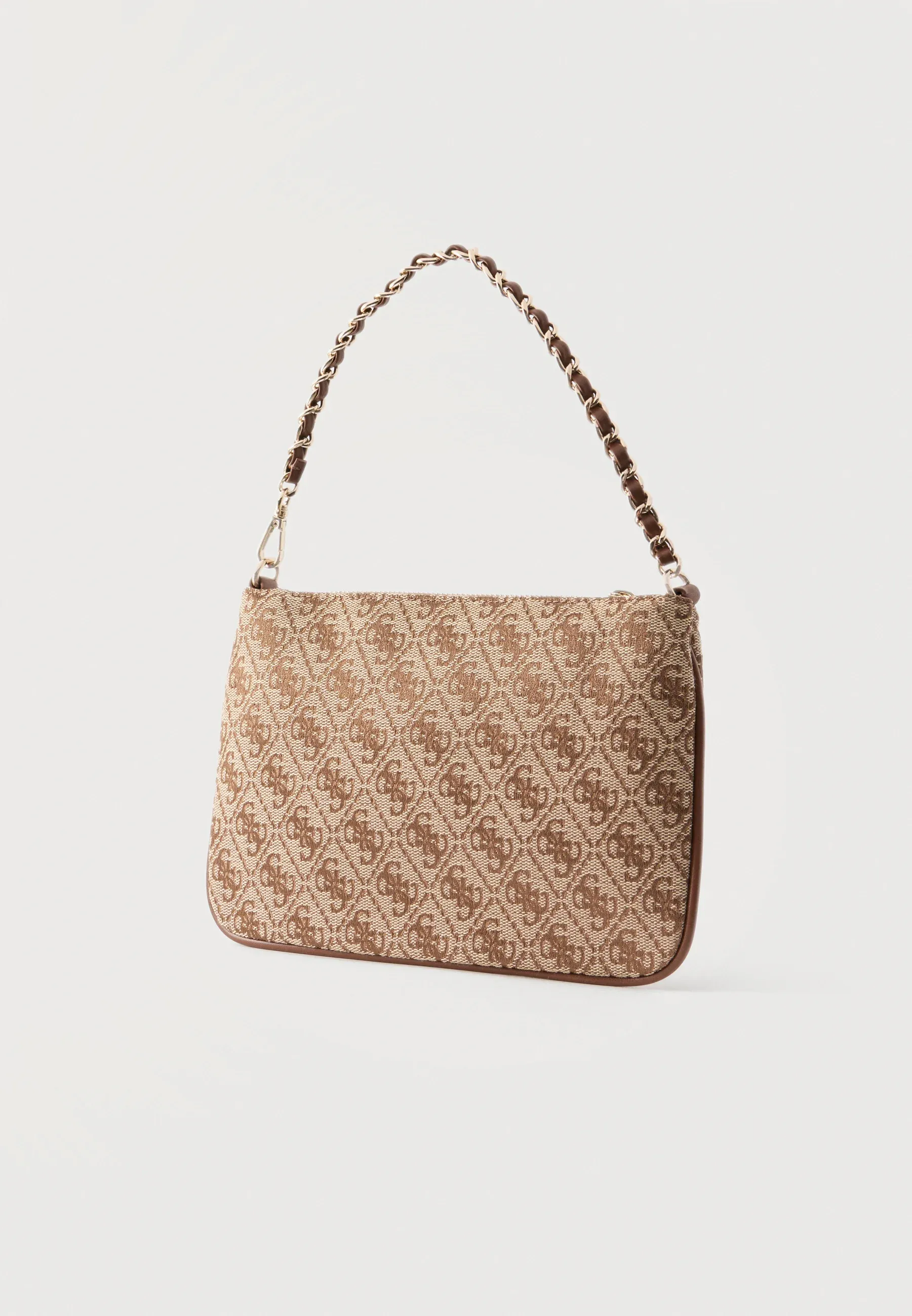 Guess Flat Pouch Borsa A Mano Latte