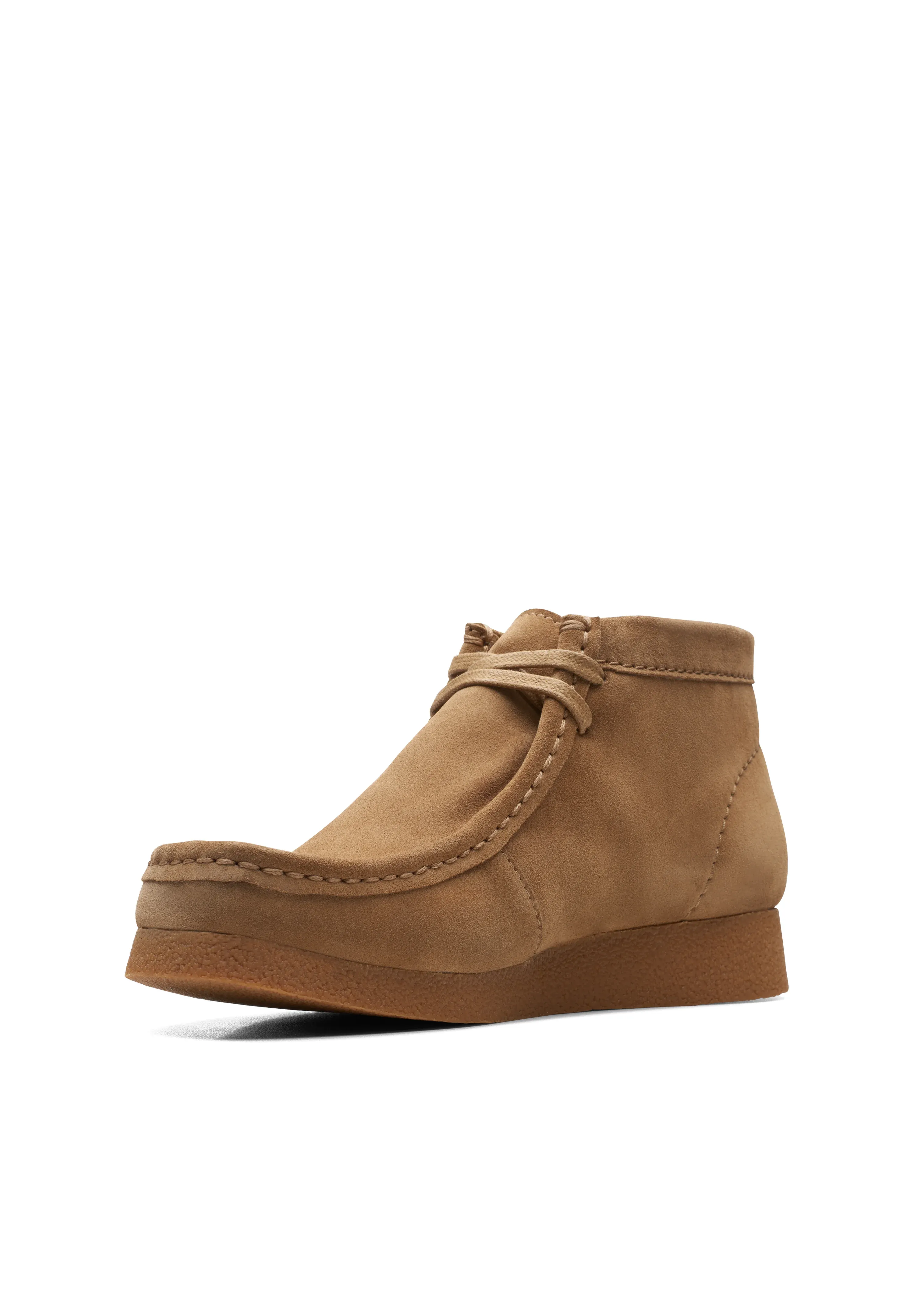 Clarks Wallabeeevo Bt G Bottes à lacets Suede Sable Foncé