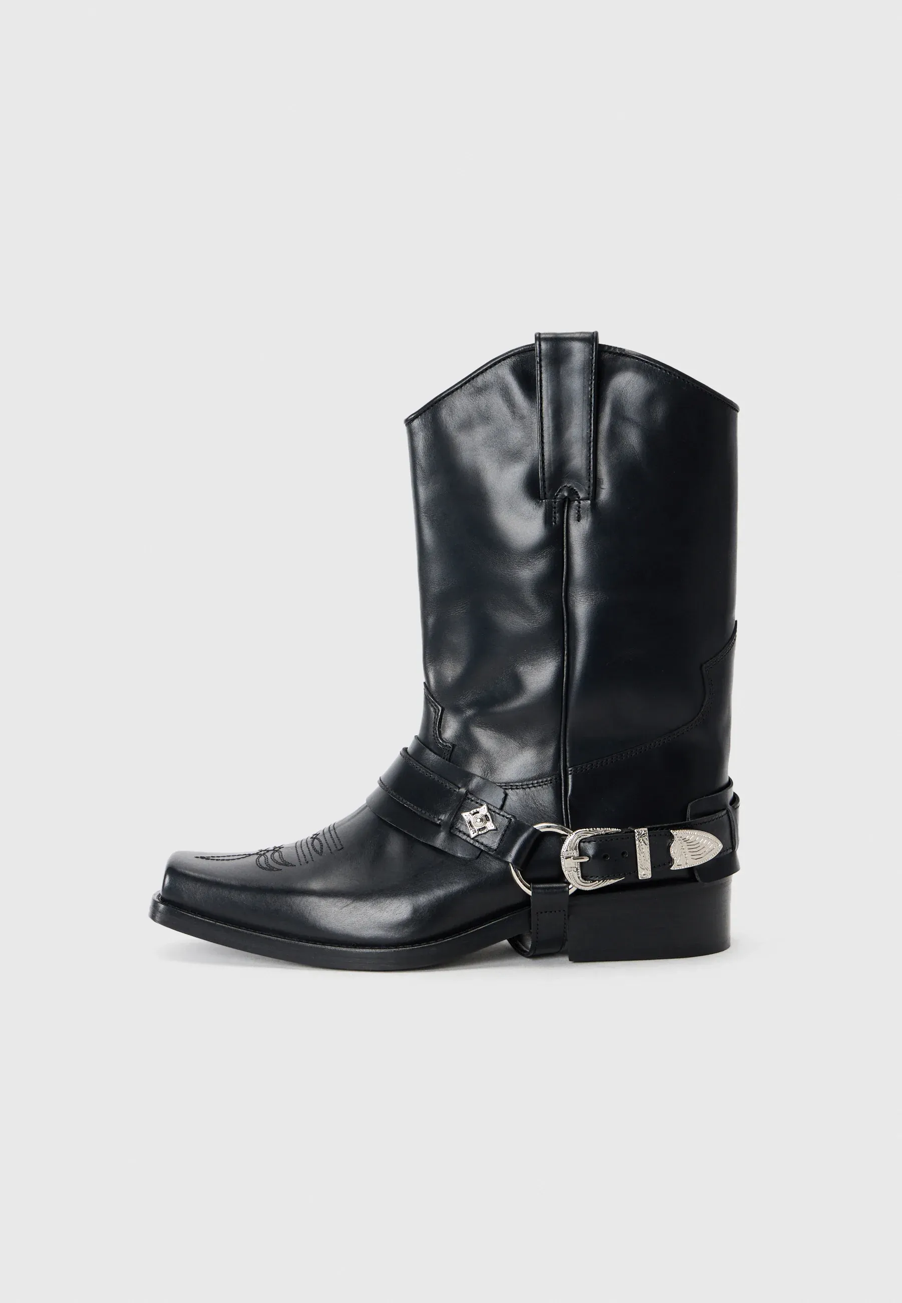 Toga Bottes texanes / biker - noir