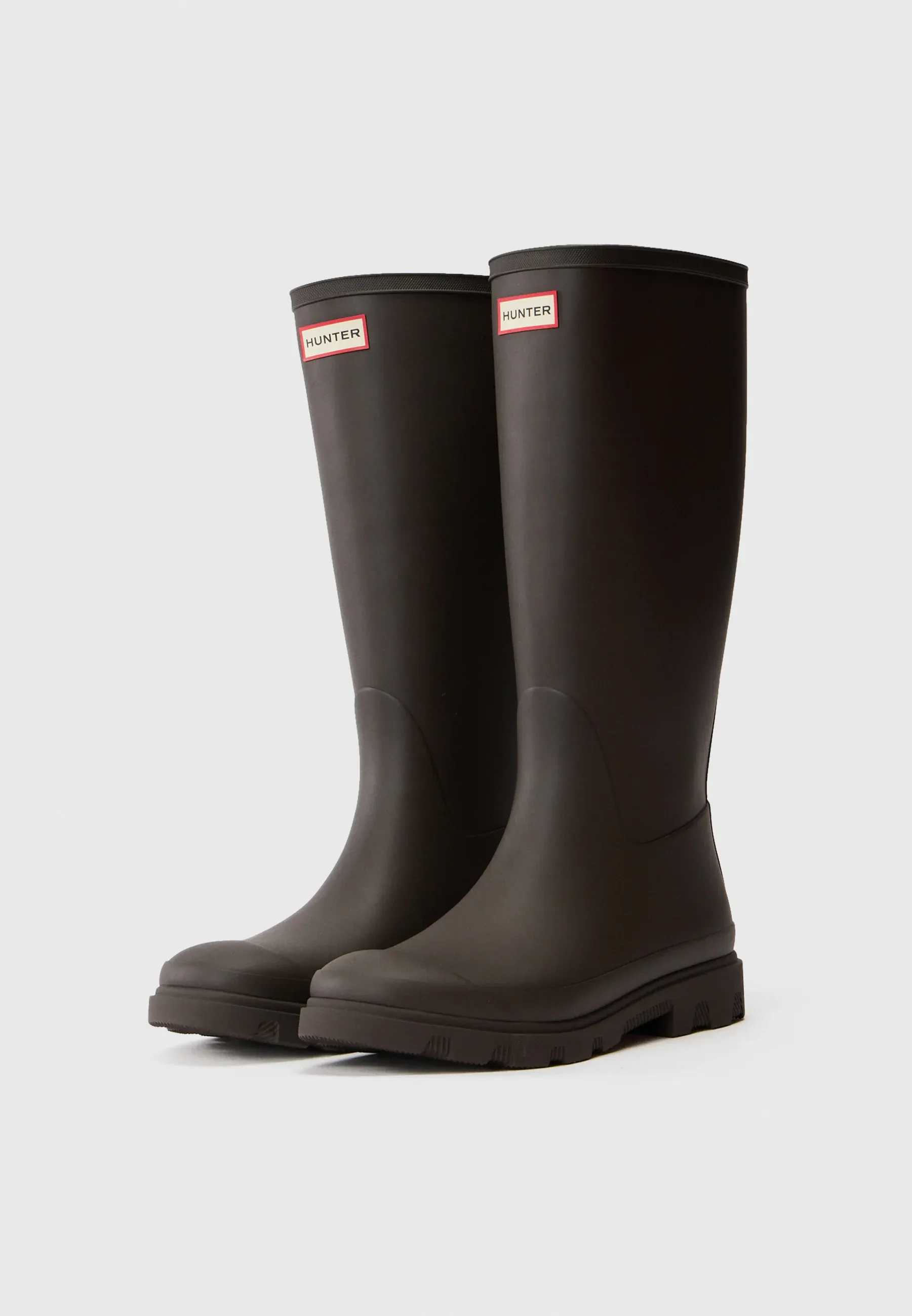 Hunter Original Downpour Tall Bottes Unisexe en Caoutchouc Brun Chocolat
