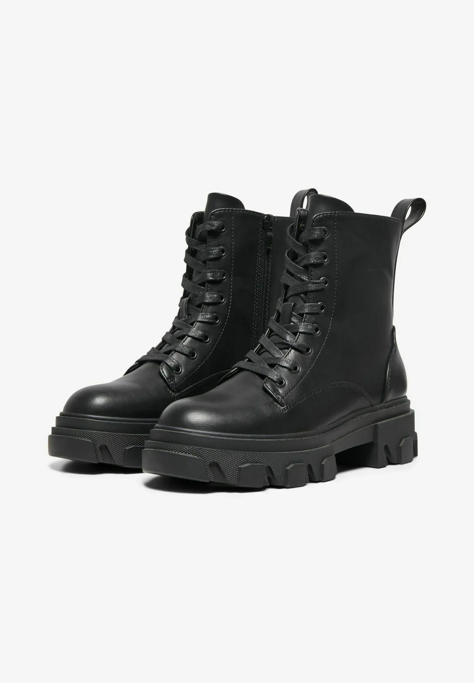 Seulement Chaussures Stivaletti Stringati Noir
