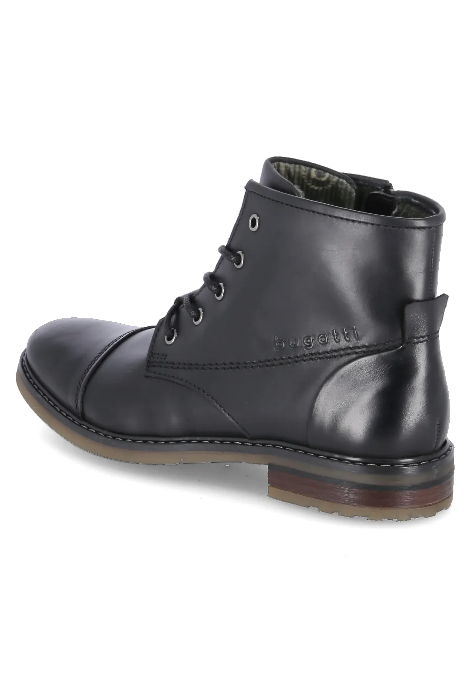 Bottes à lacets Bugatti Schwarz