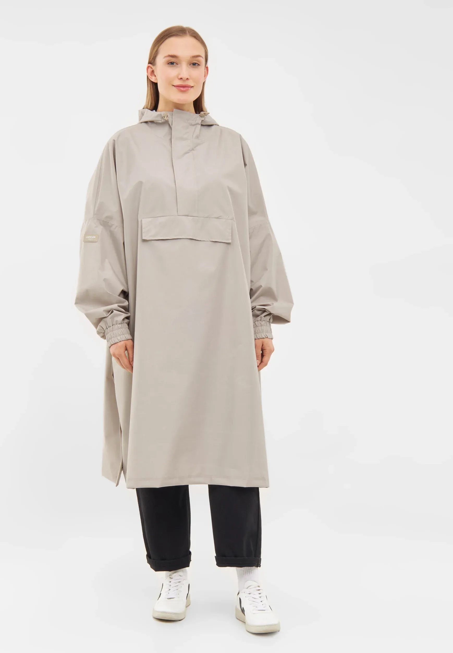 Larkson Larkson Poncho de pluie Lykke Imperméable Sable