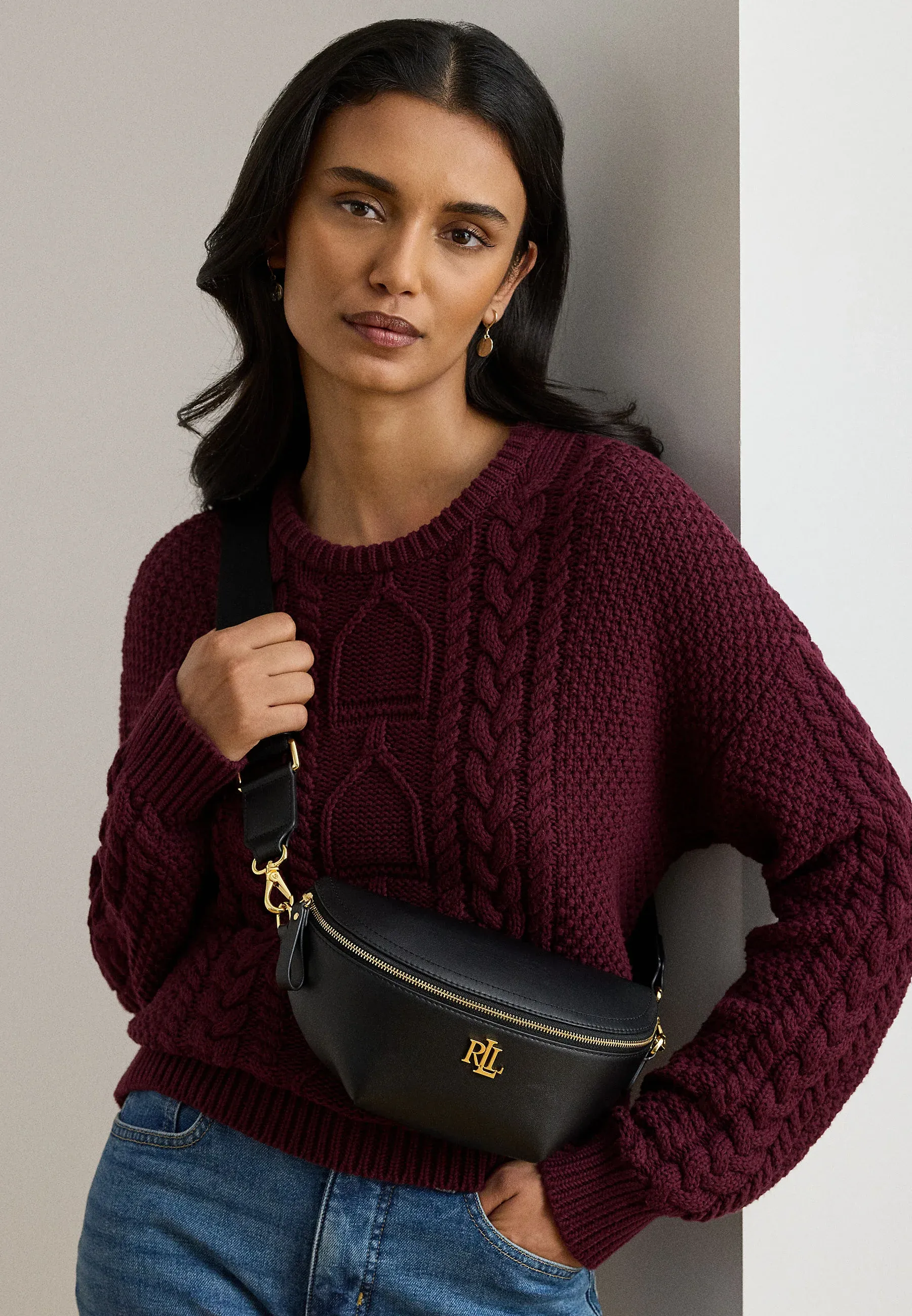 Lauren Ralph Lauren Marcy Ceinture Sacoche Noir