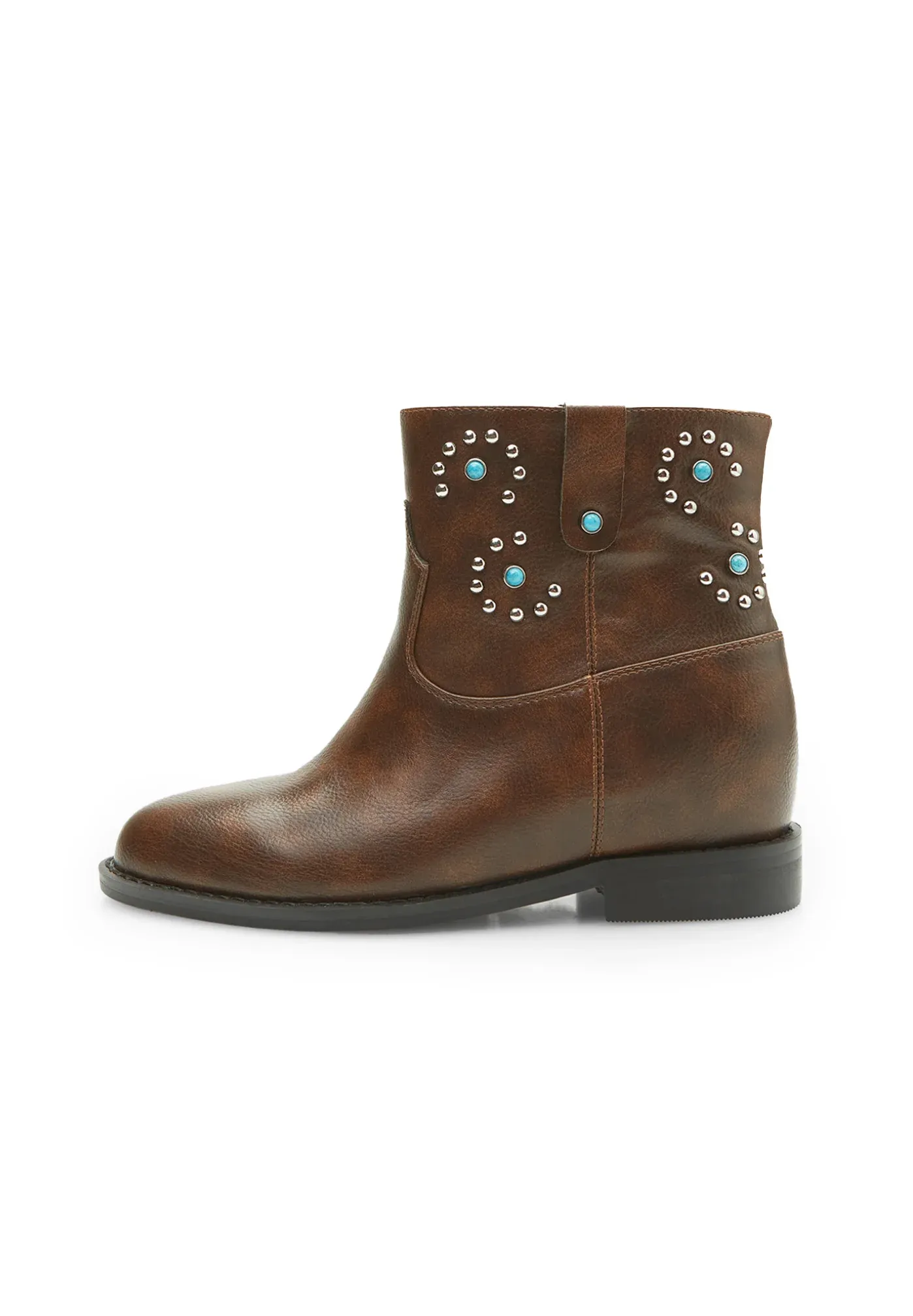 Bata Bottes Texanes Biker Taupe