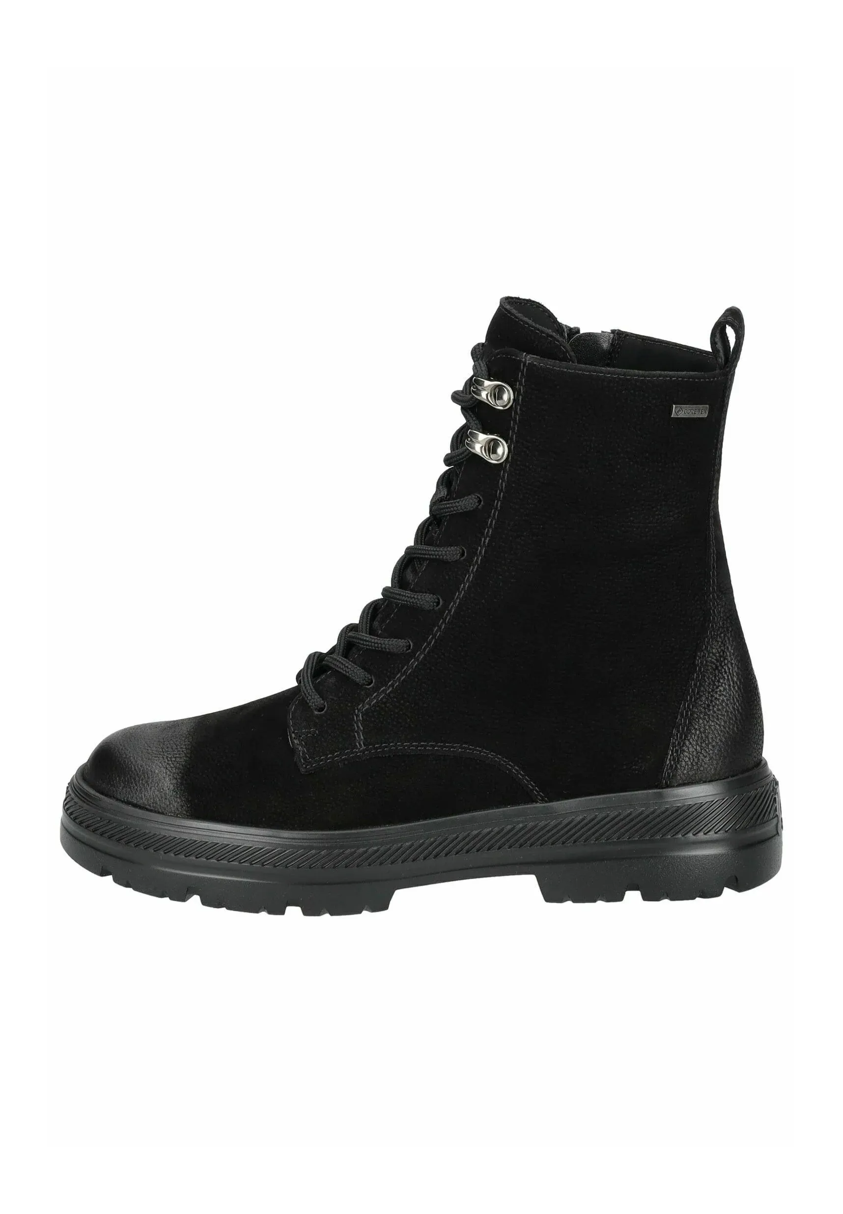Paul Green Stivaletti Stringati Sportnubuk Gore Noir