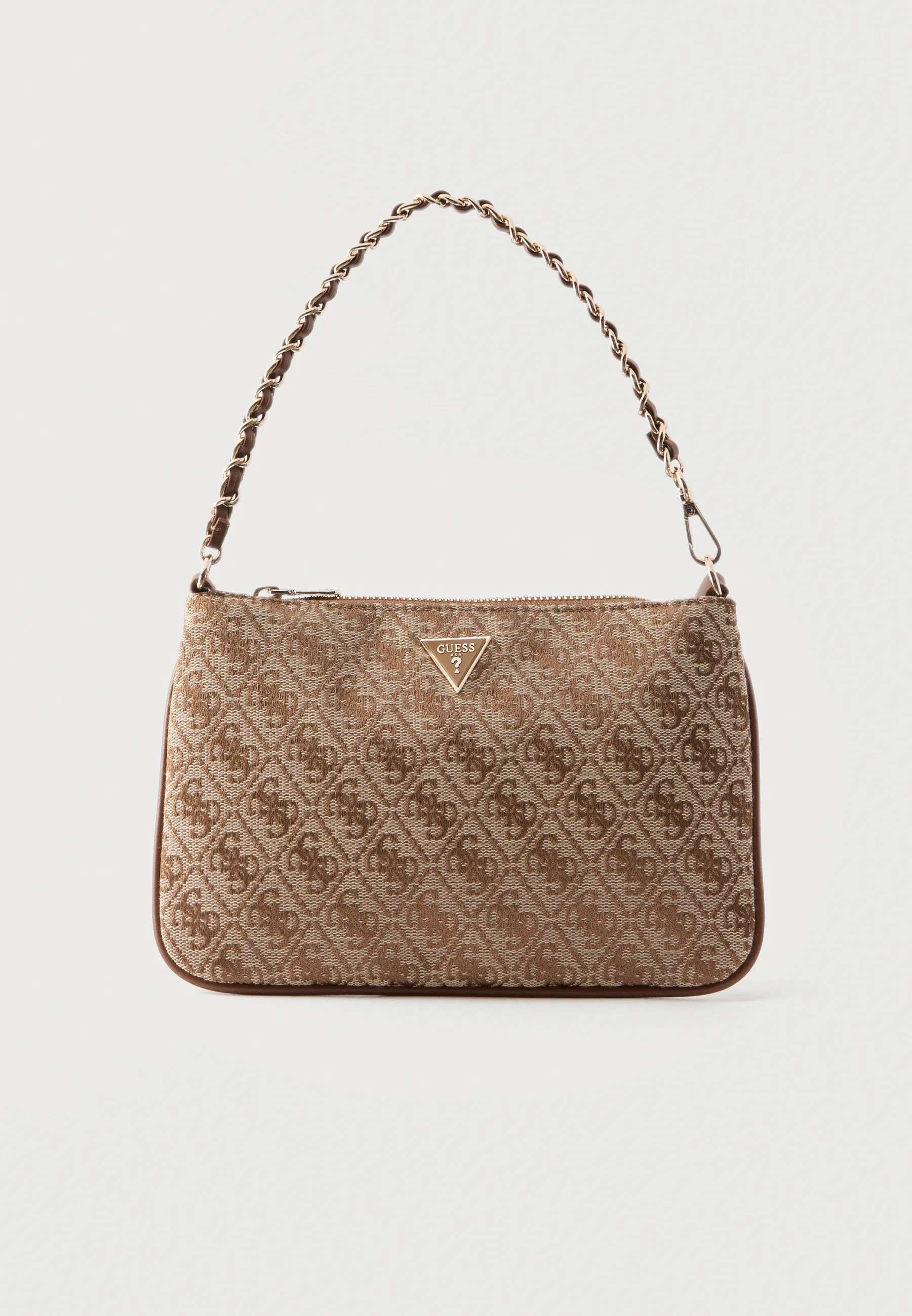 Guess Flat Pouch Borsa A Mano Latte