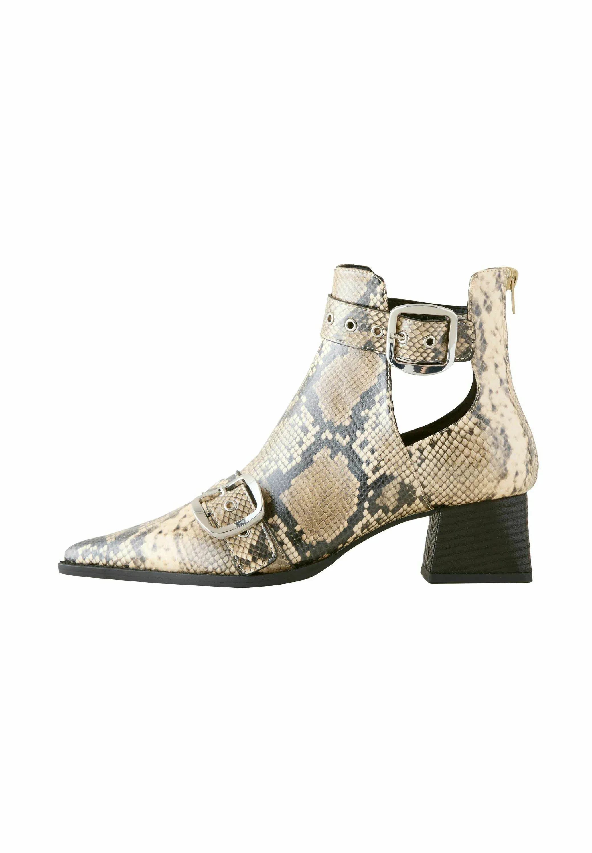 Next Stivaletti Texani Biker Imprimé Serpent