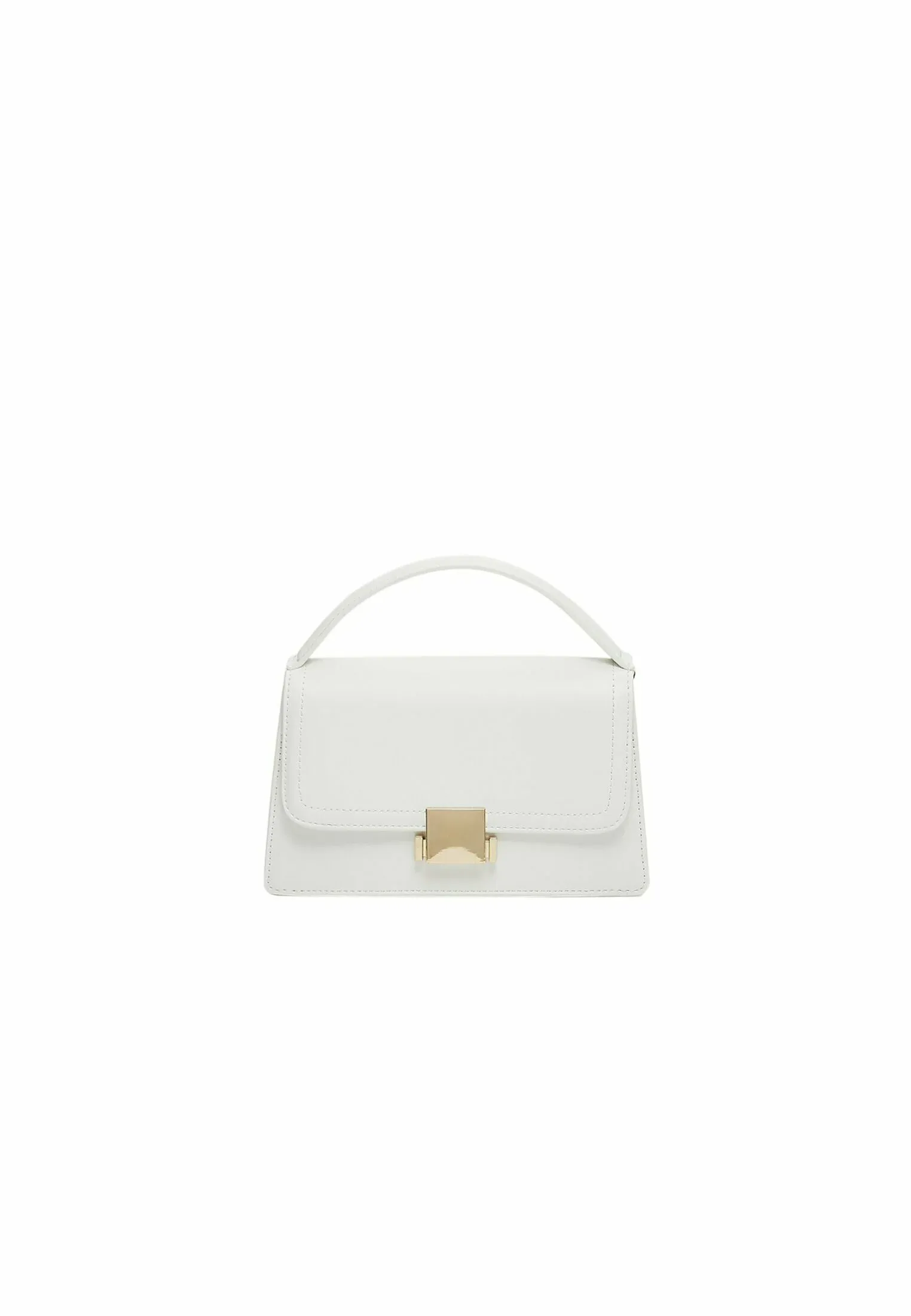 Stradivarius Double Handle Borsa A Mano White