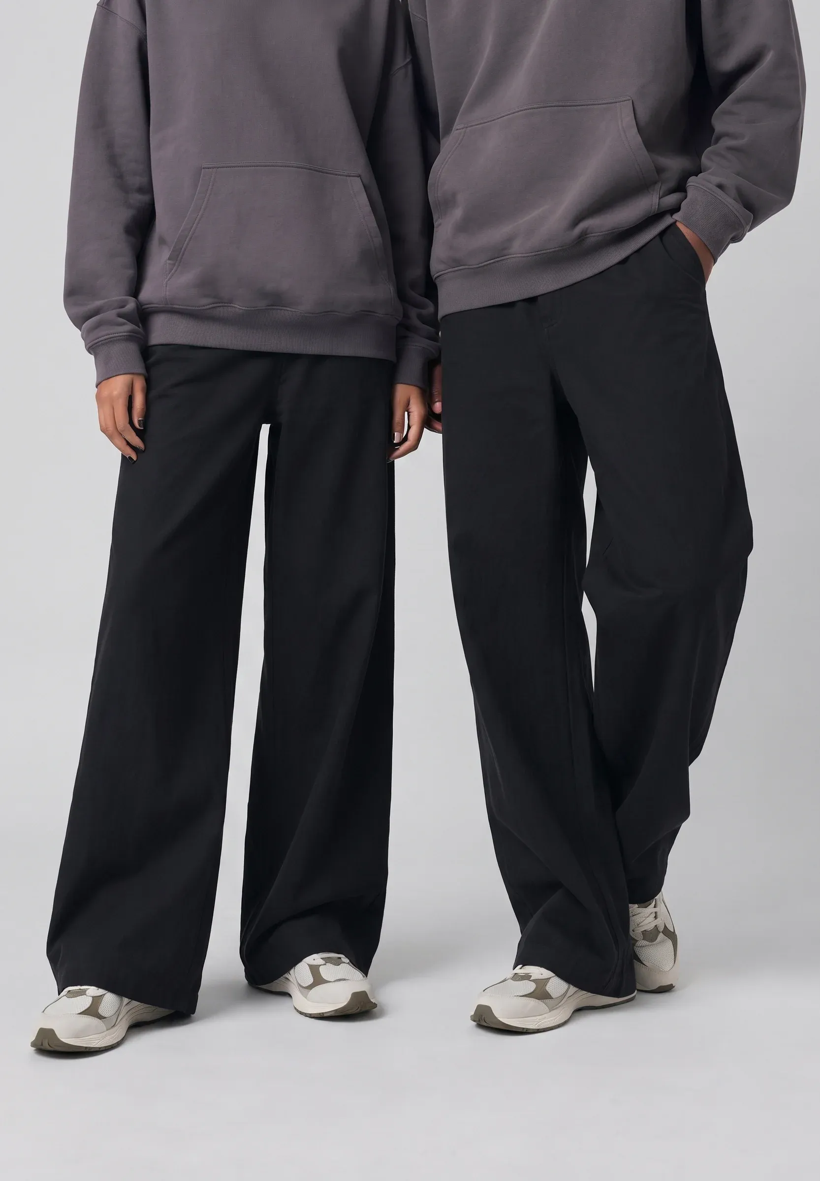 Yourturn Barrel Fit Pantalons Unisexe Noir