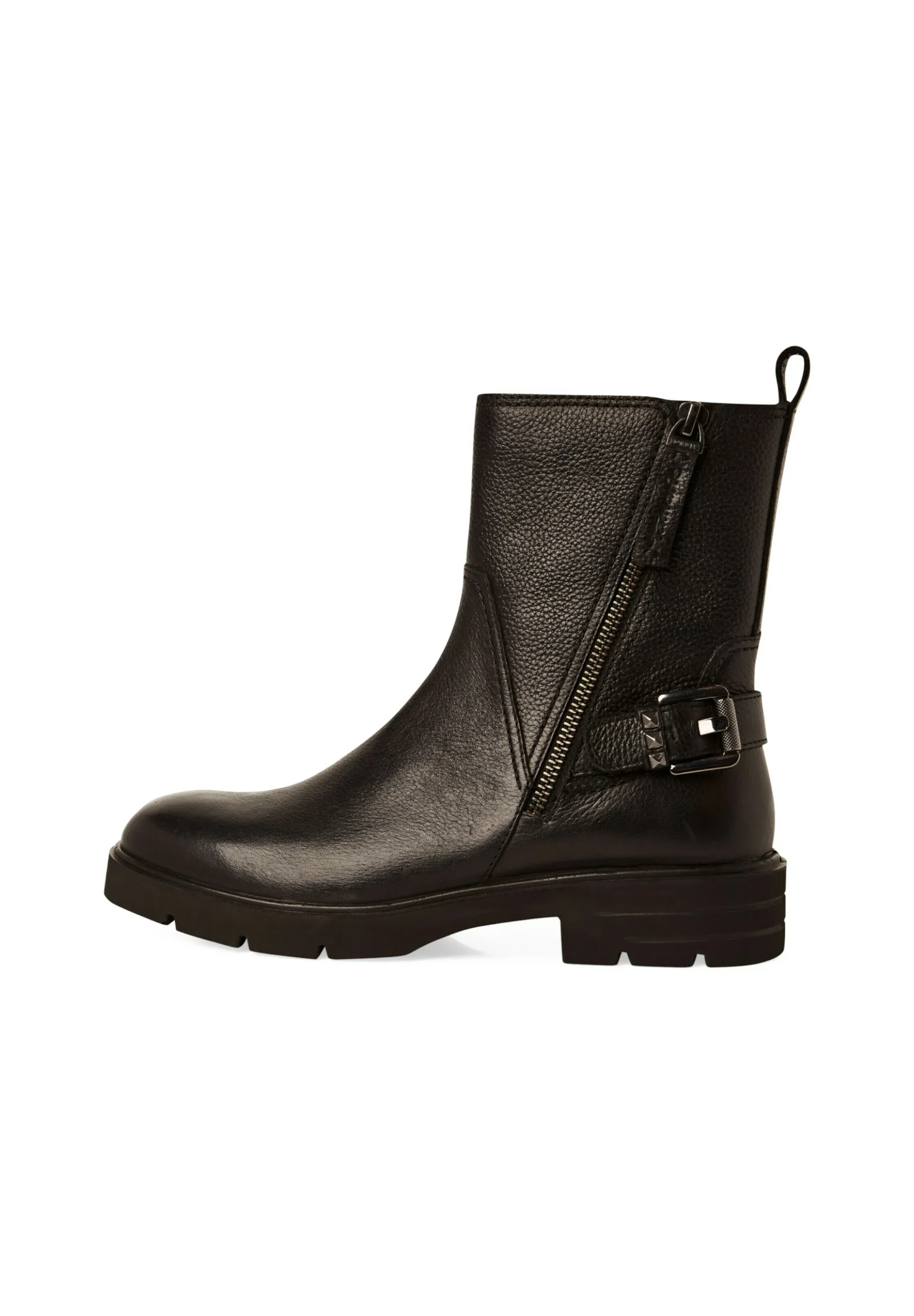 Tamaris Stivaletti à Plateau en Cuir Noir