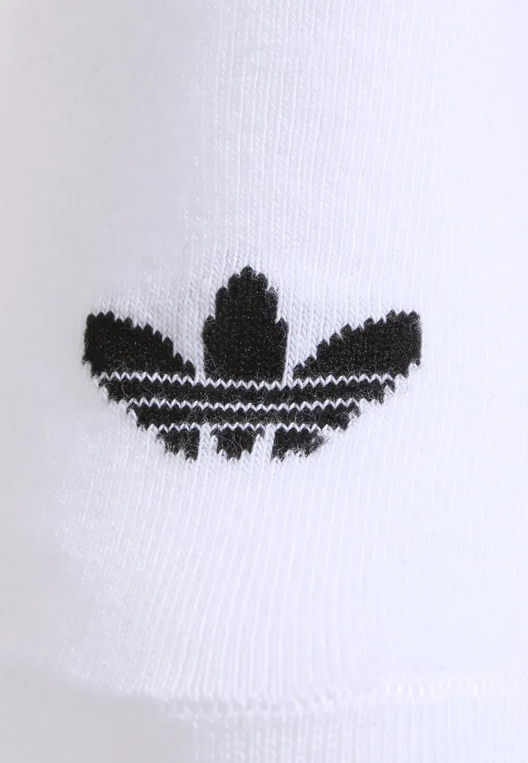 Adidas Originals Unisexe 3 Pièces Chaussettes Blanc/Noir