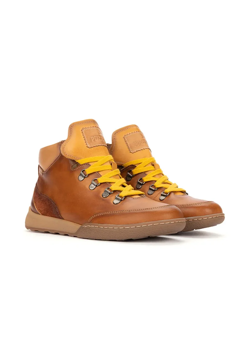 Pikolinos Viana Bottes à lacets Brun clair