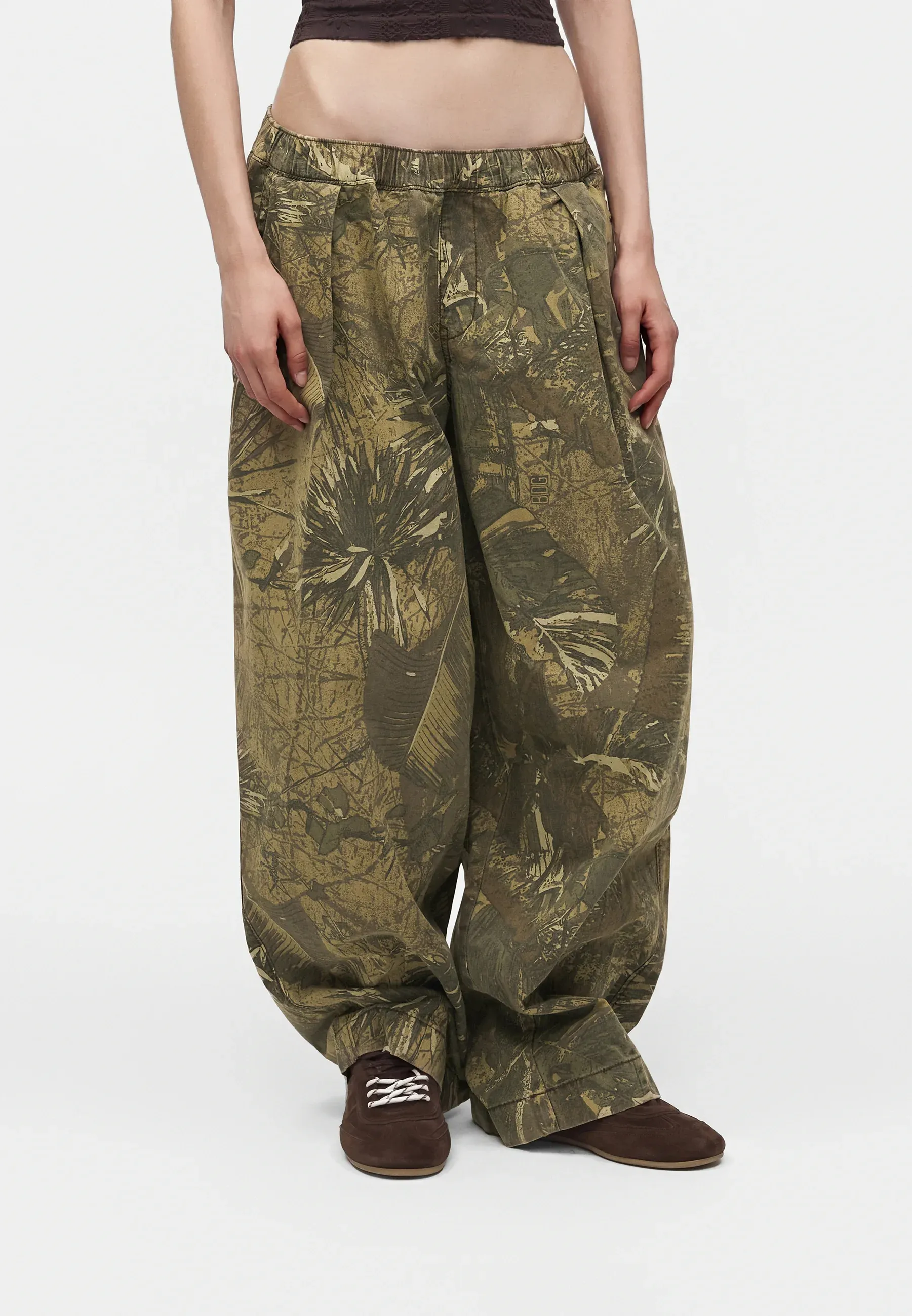 Bdg Urban Outfitters Pantalon Camo Graphique Bobbi Pantaloni Marron