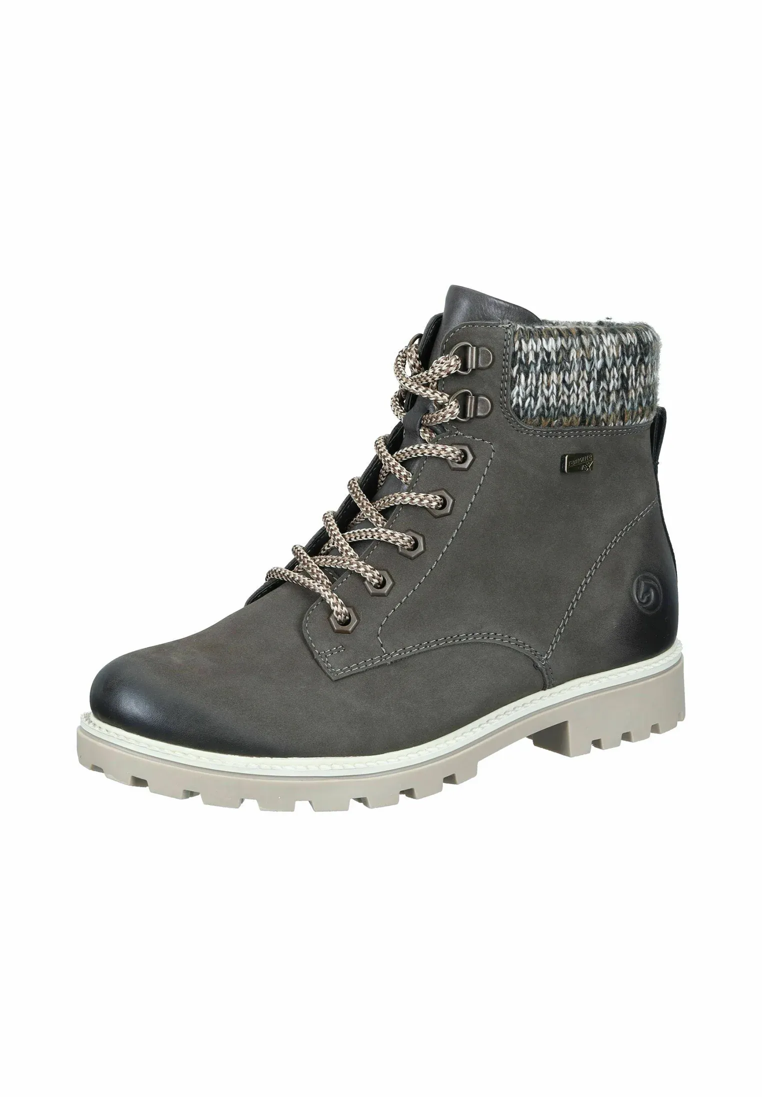 Remonte Bottes à lacets Smoke Fumo Terra