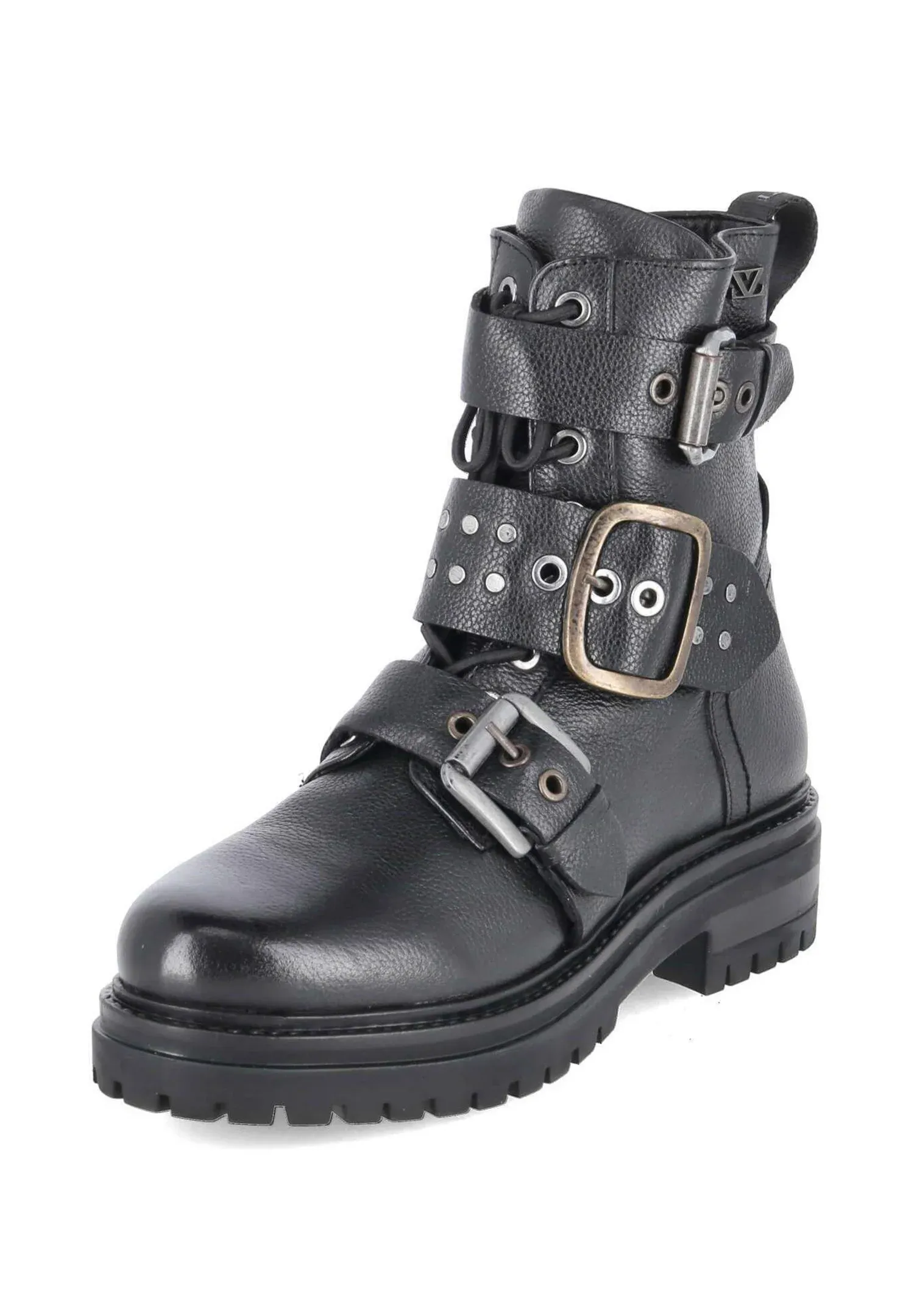 Bottes à lacets Lazamani noires