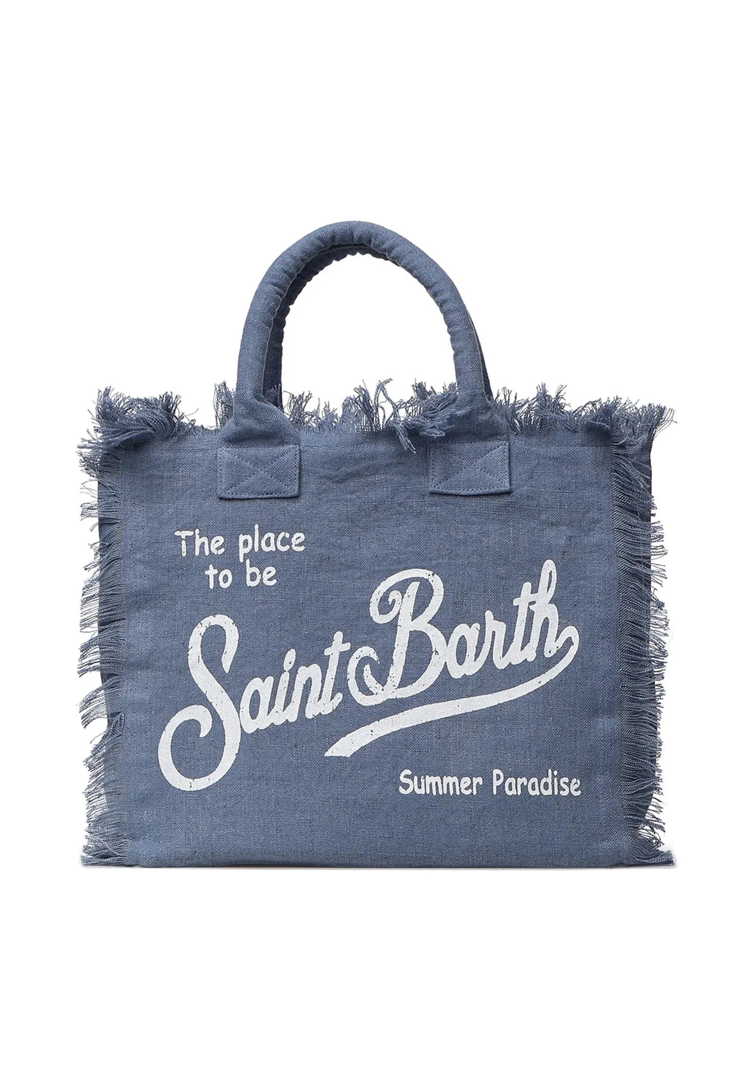 Mc2 Saint Barth Borsa Vanity Borsa A Mano Bleu Denim