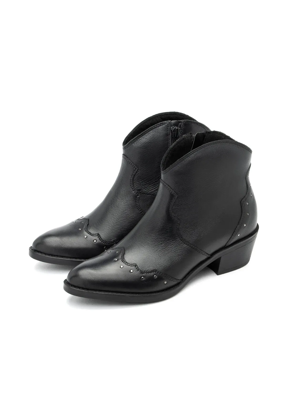 Rylko Stivaletti Texani Biker Noir