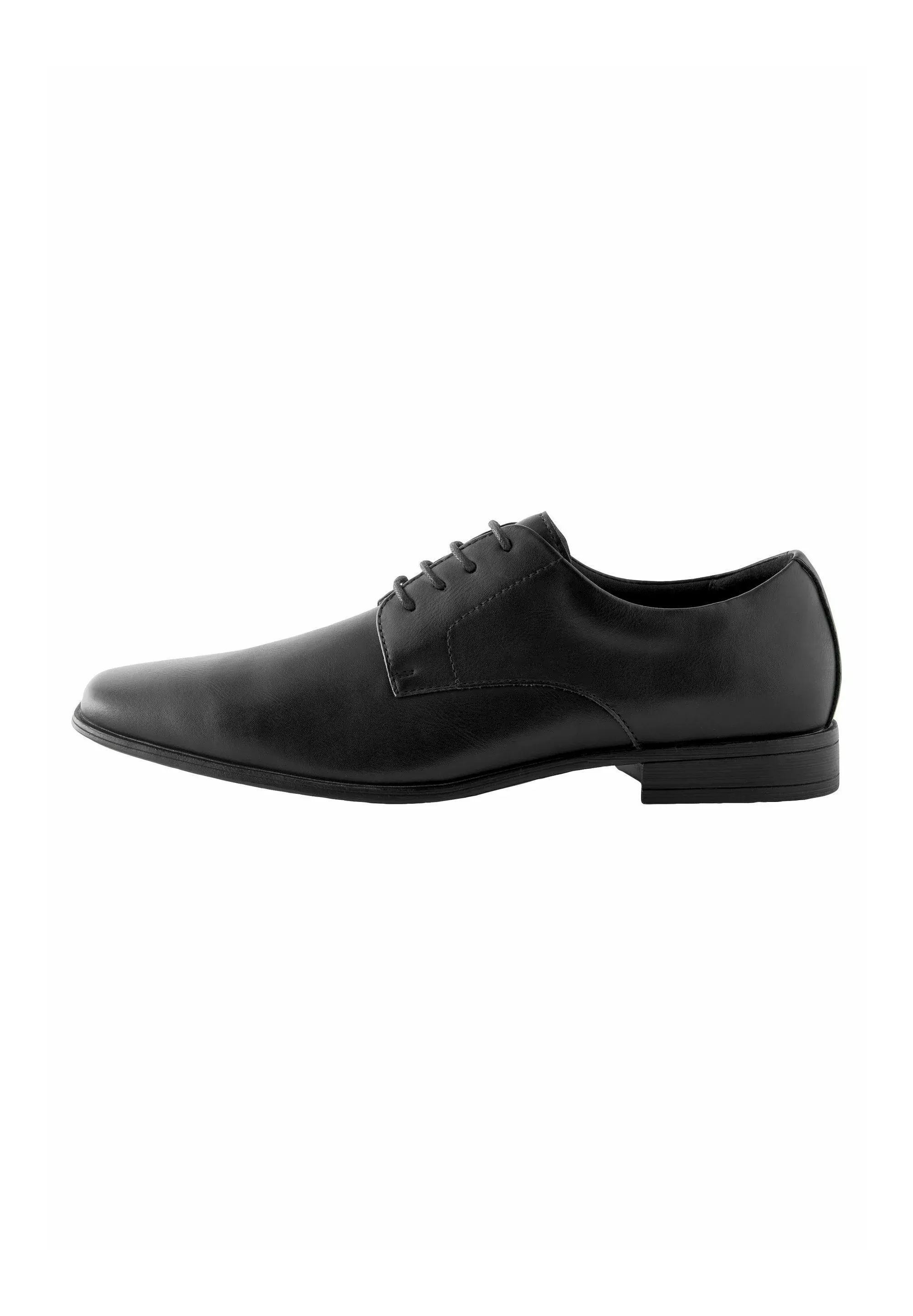 Next Slim Square Derby Regular Fit Stringate Élégantes Noir