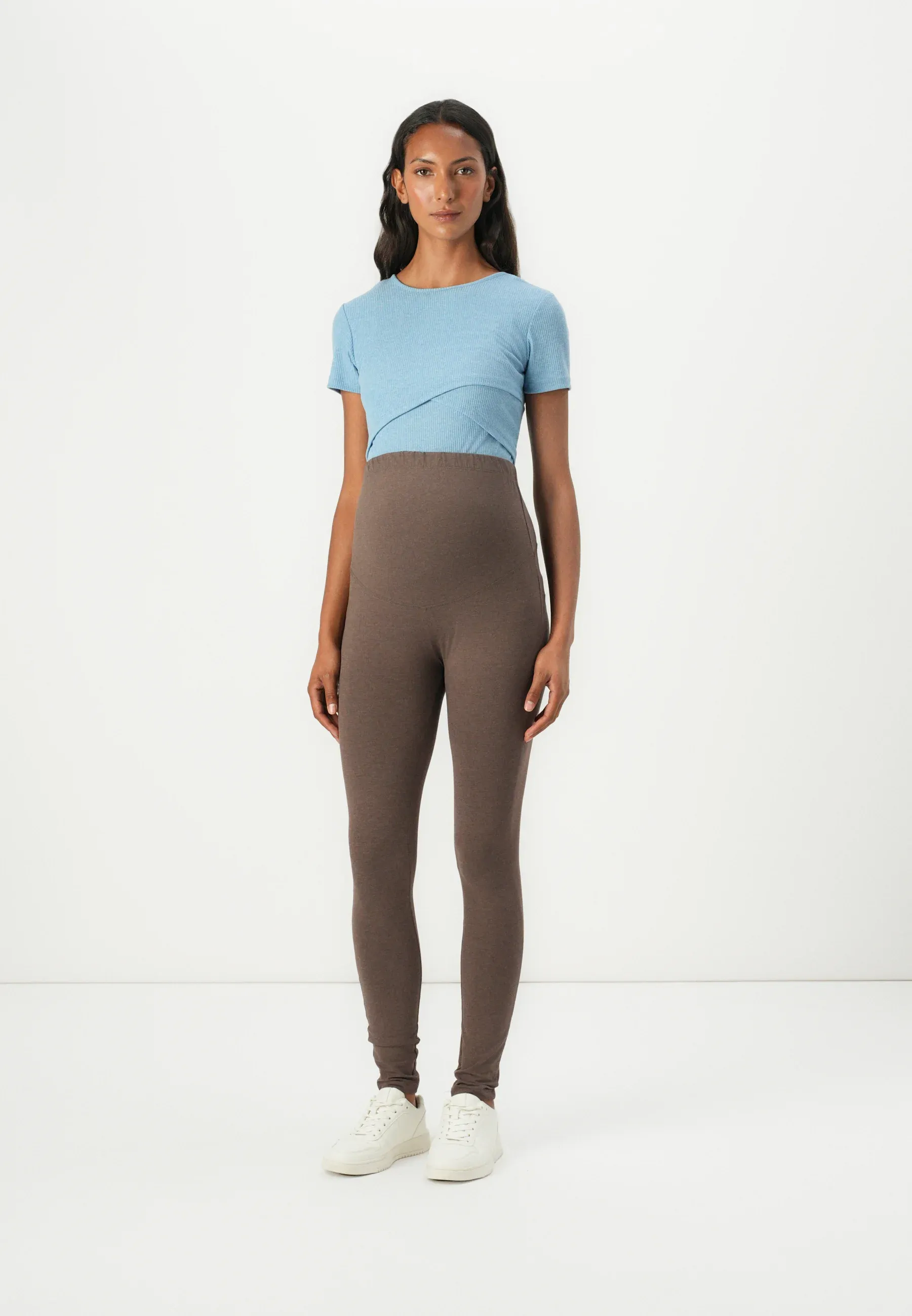 Anna Field Mama Leggings Grossesse Leggings Noir Tacheté Brun Foncé