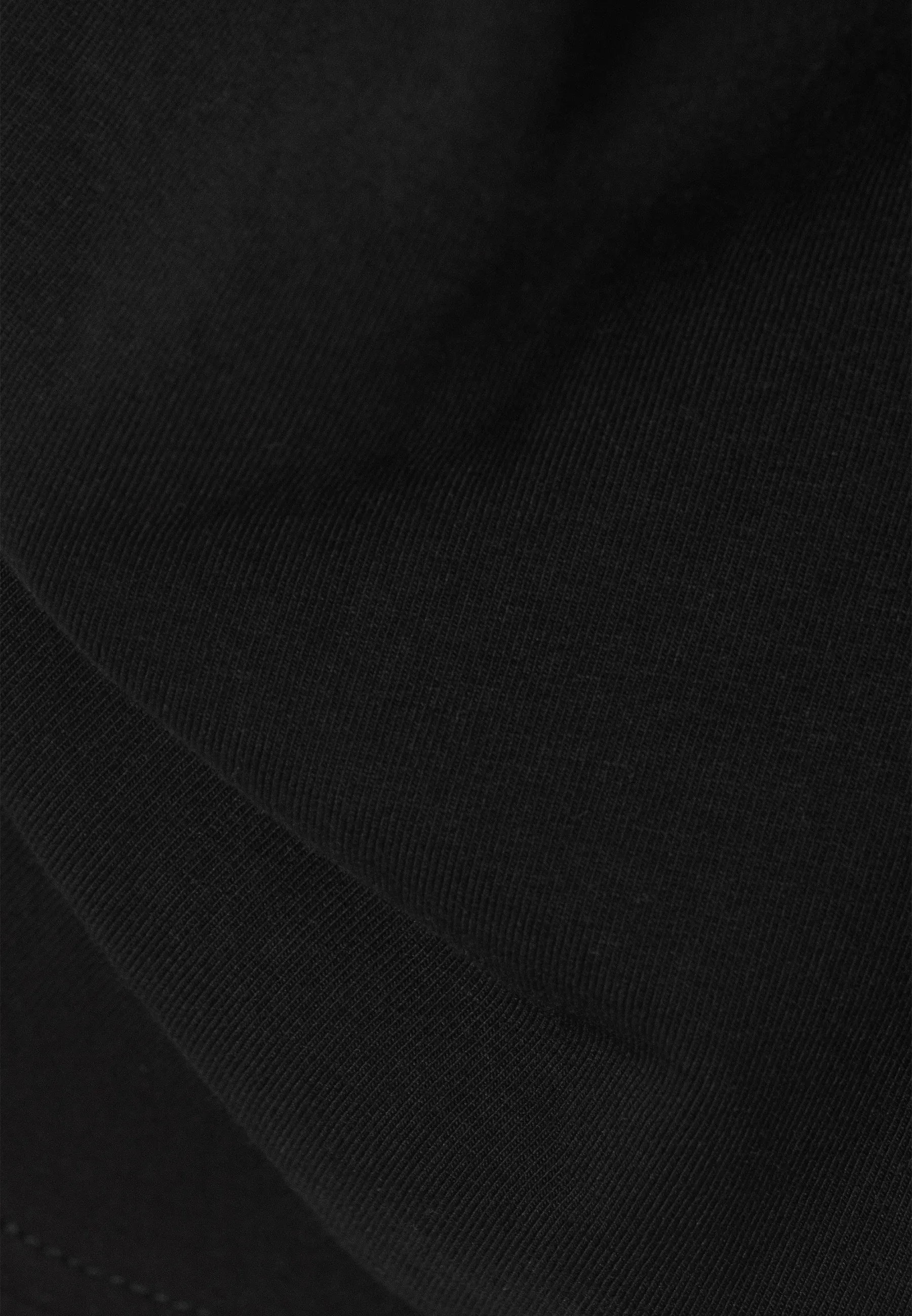 T-shirt basic Weekday noire