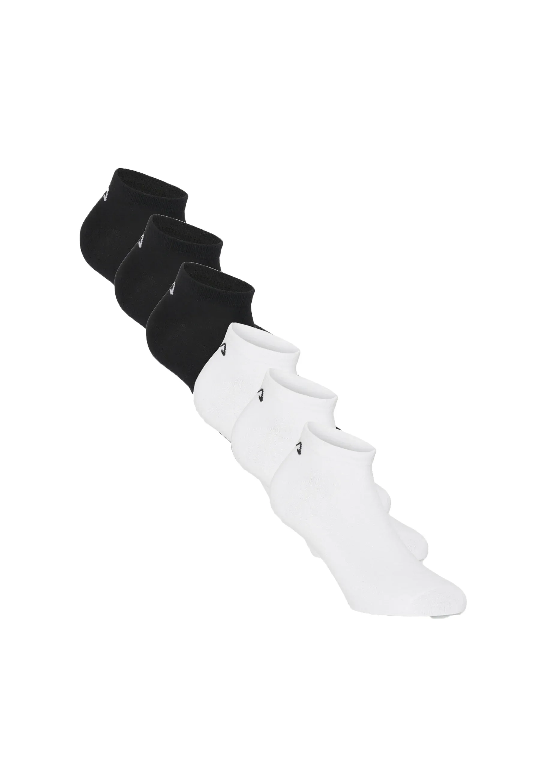 Fila 6 Paires Chaussettes Noir Blanc