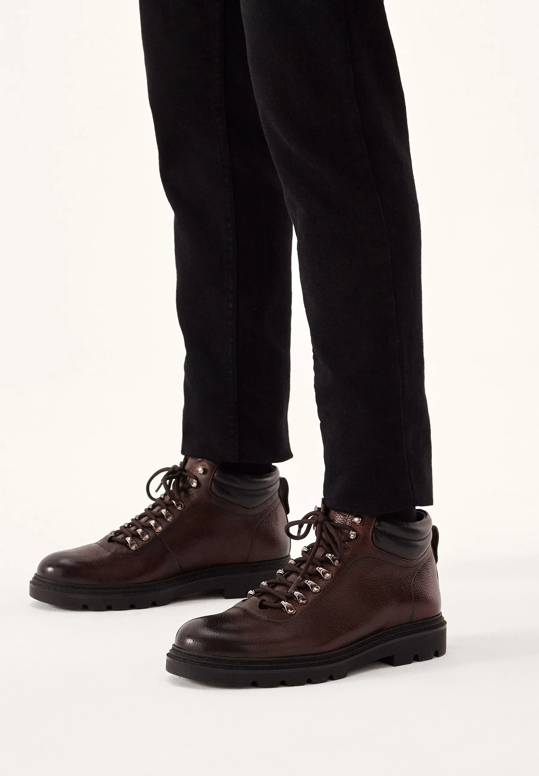 Kazar Bottes à lacets marron