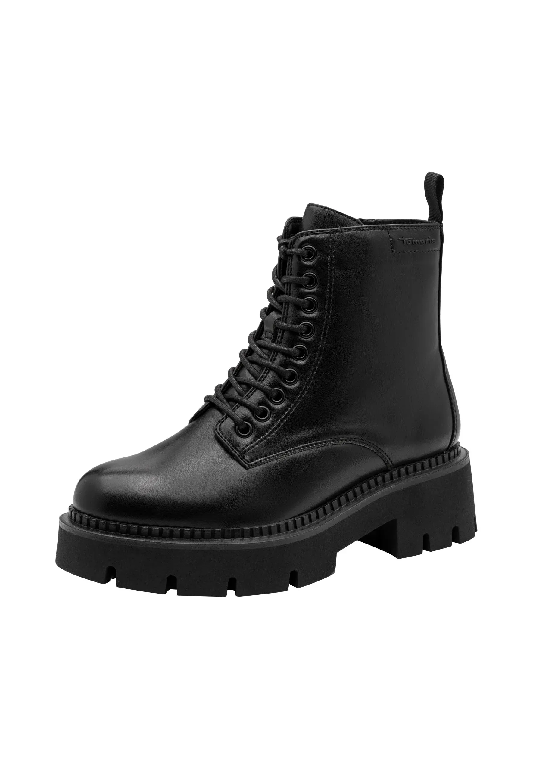 Tamaris Stiefelette Stivaletti Stringati Noir