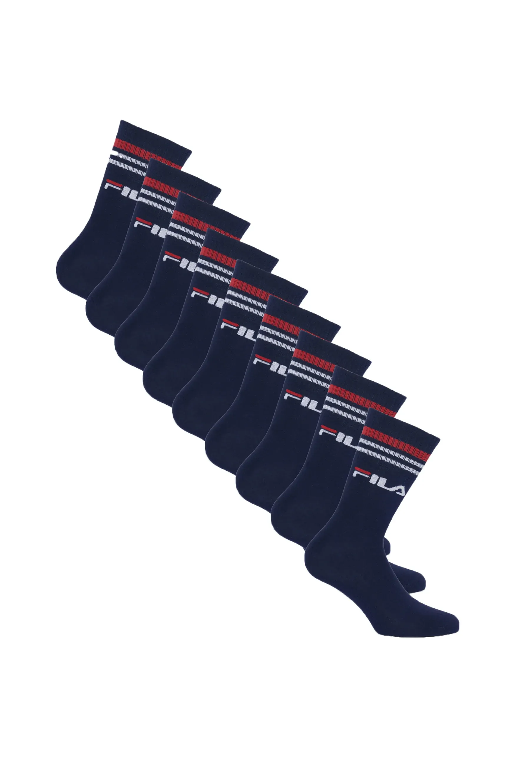 Fila 9 pièces Chaussettes Navy
