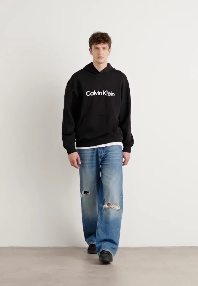 Calvin Klein Standard Logo Sweat à Capuche Noir