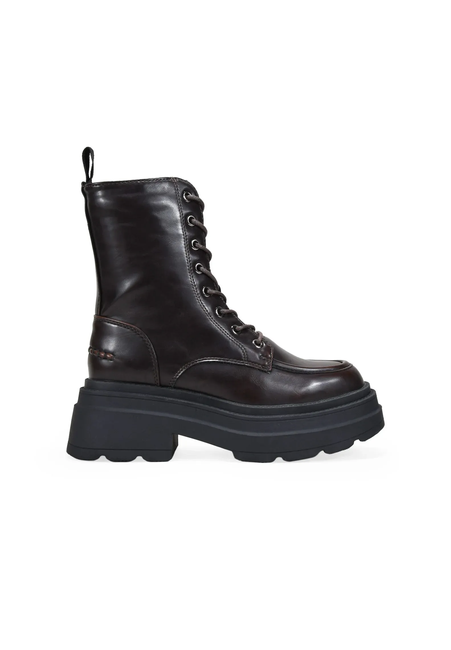 Bosanova Bottes à lacets Bordeaux