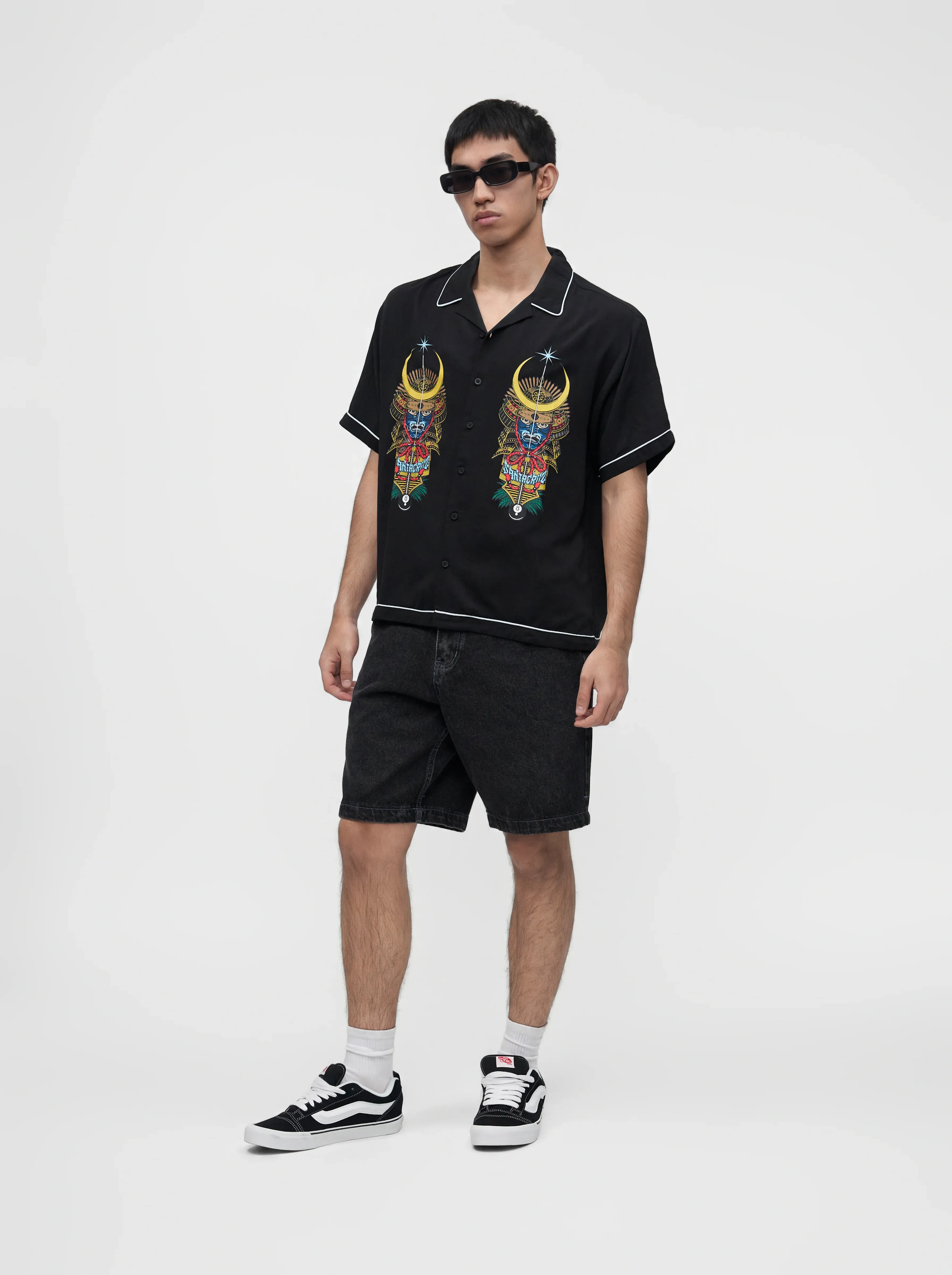 Santa Cruz Winkowski Samurai Shirt Unisex Camicia Noir