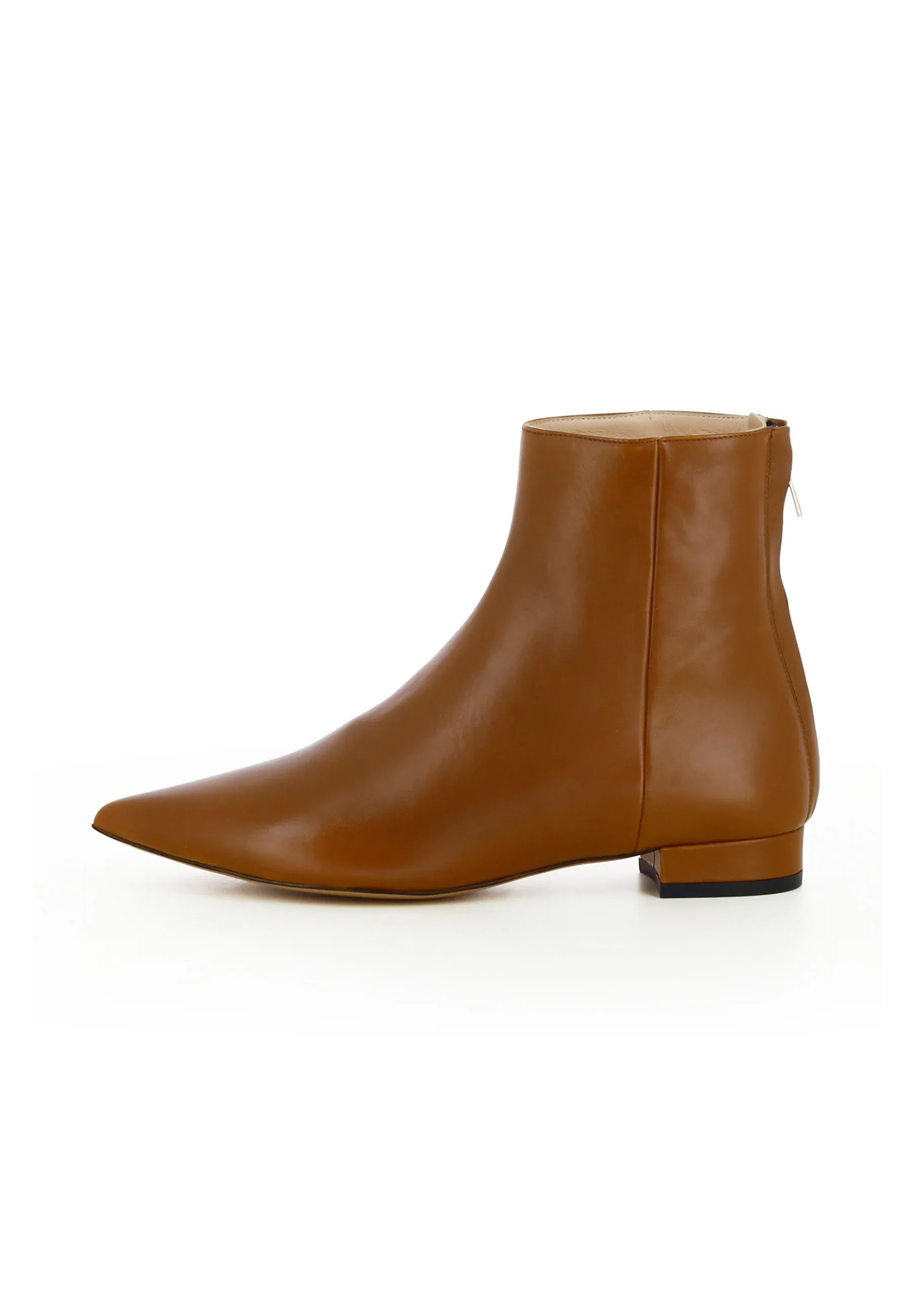 Young Couture By Evita Bottes courtes femme Franca Tronchetti Cognac