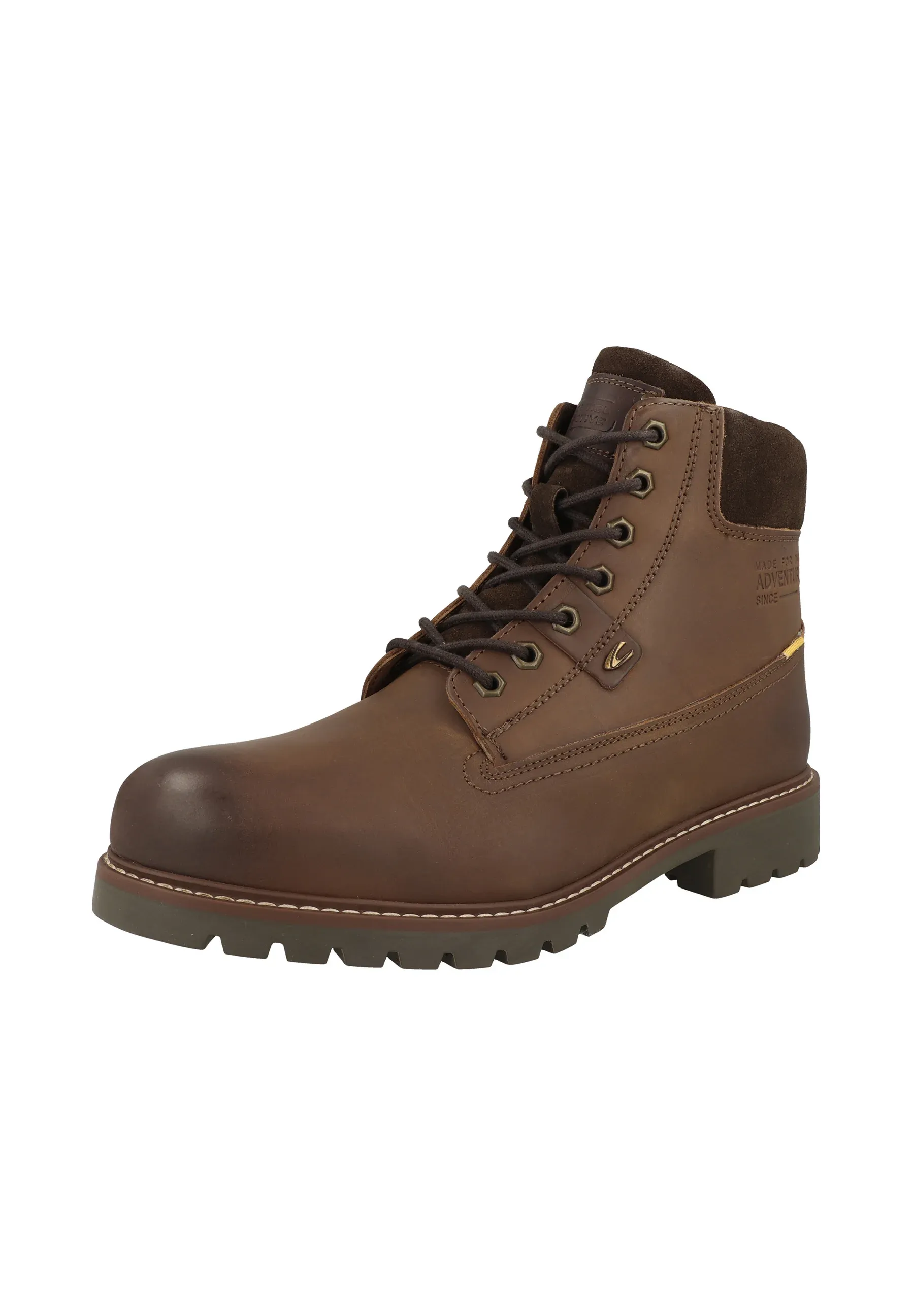 Camel Active Bottes à lacets Cognac