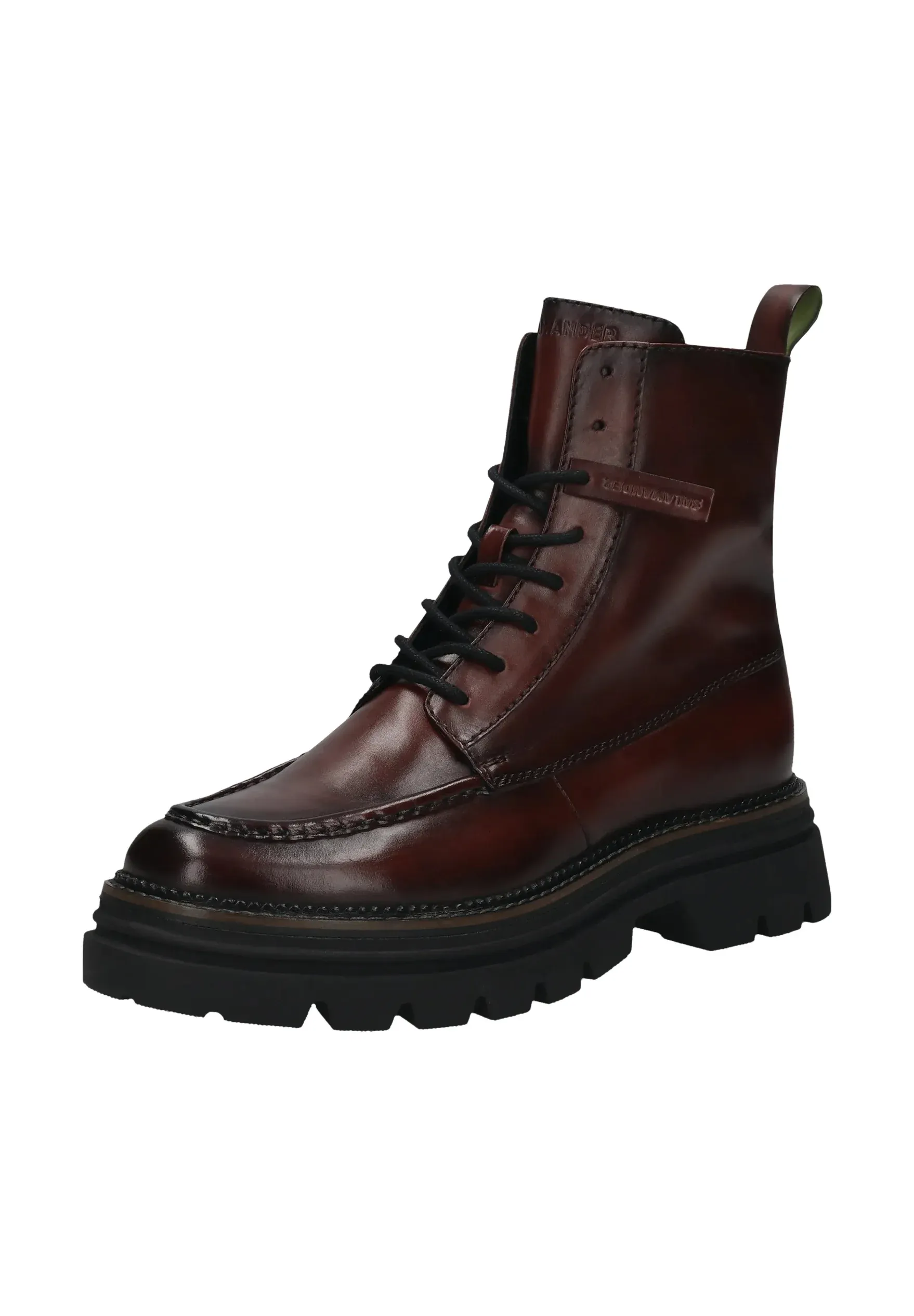 Salamander Lebus Bottes à lacets Bordeaux