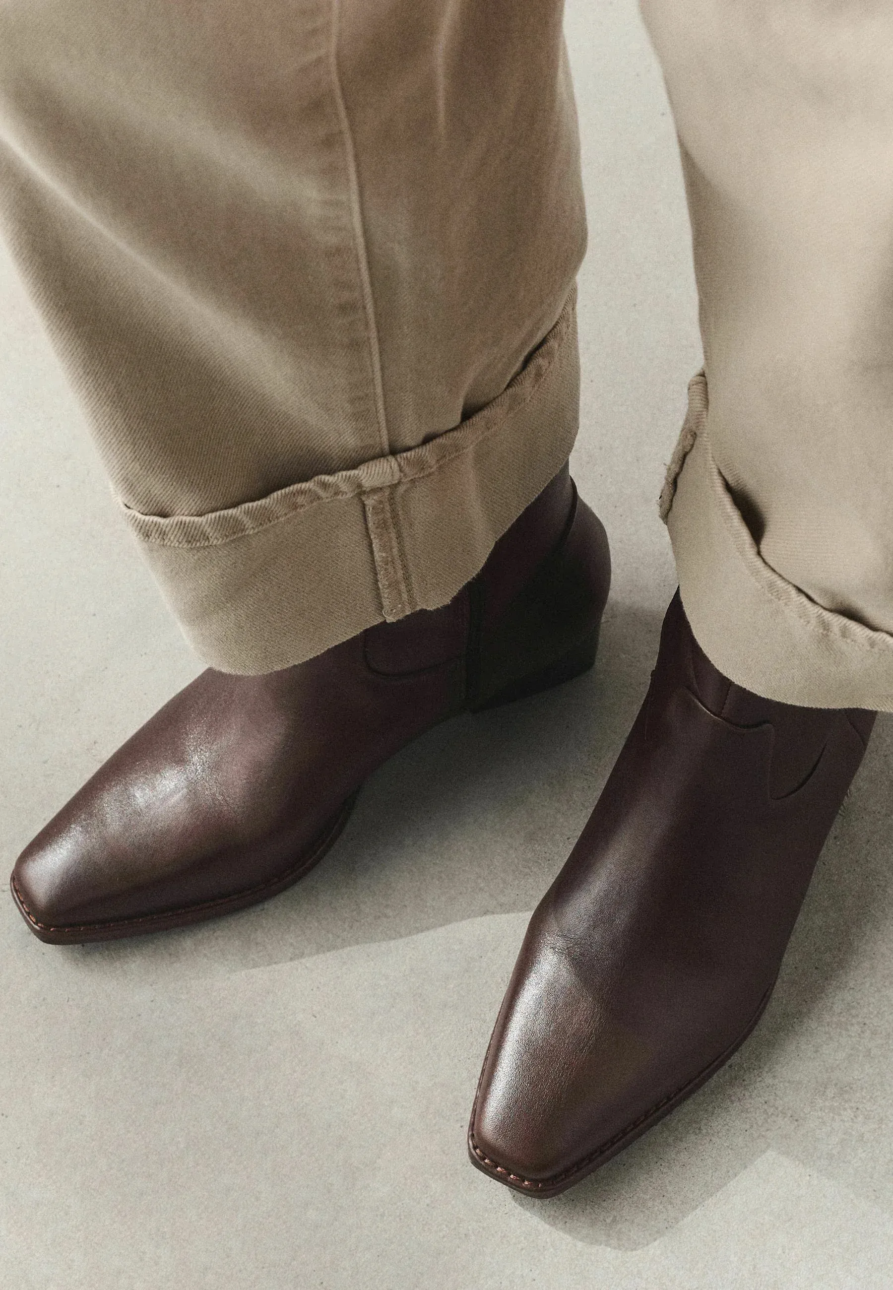 Bottes Western cheville régulières Forever Comfort Next Stivaletti brun chocolat
