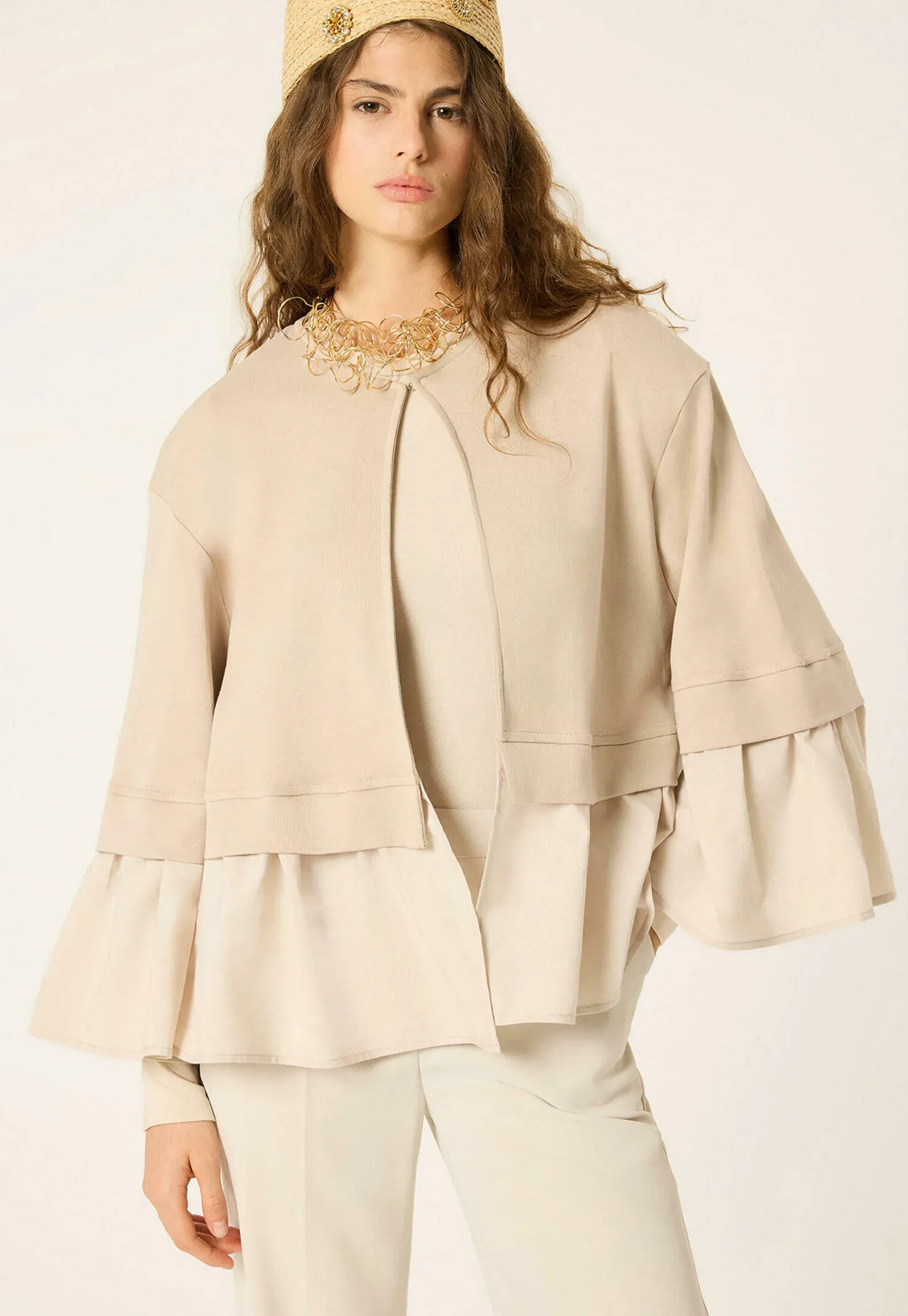 Cardigan Touche Prive Stone