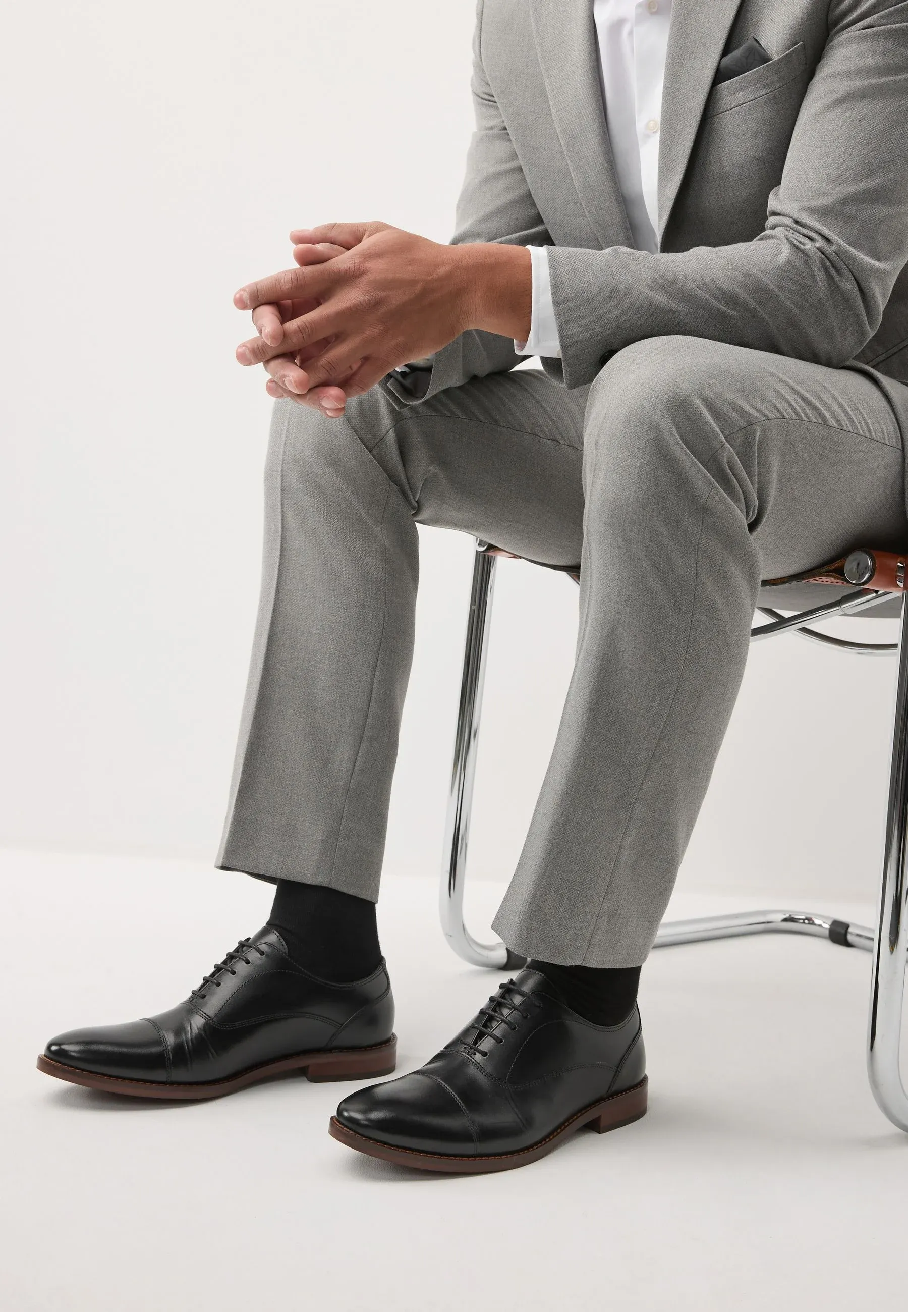 Next Regular Fit Oxford Stringate Noir