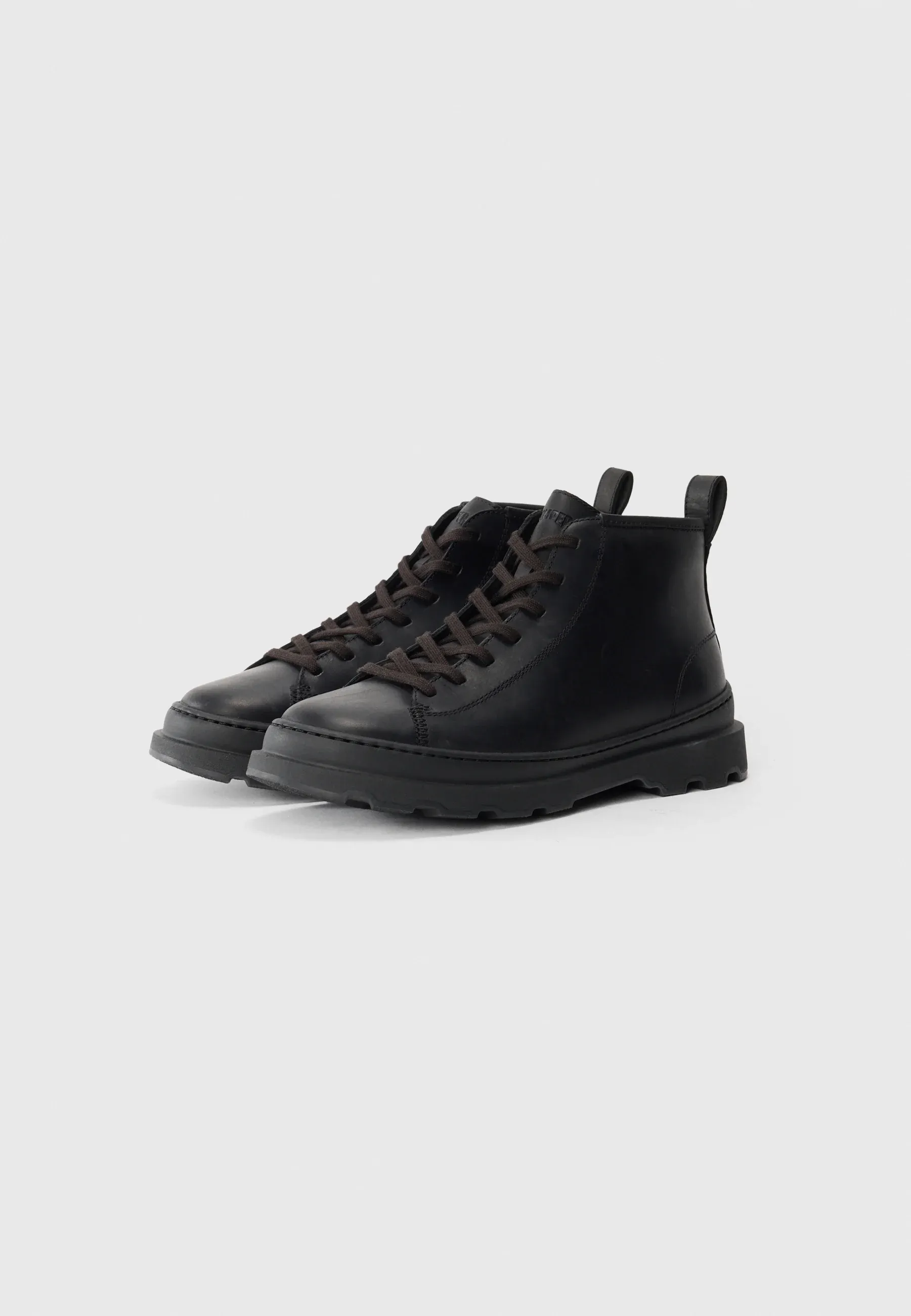 Camper Brutus Stivaletti Stringati Crazyhorse Negrobrutus