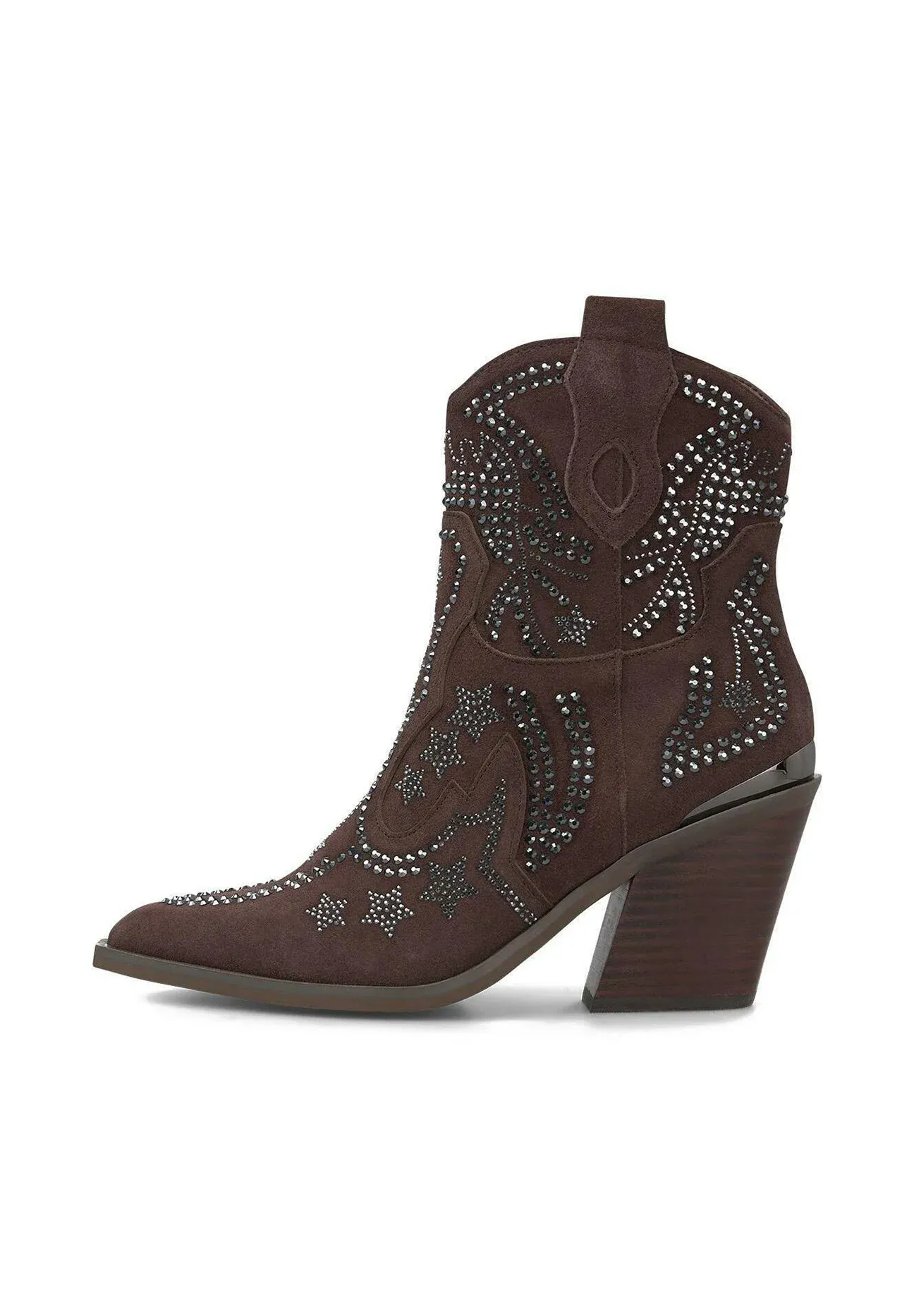 Alma En Pena Bottes Texanes Motard Marron Jaspeá