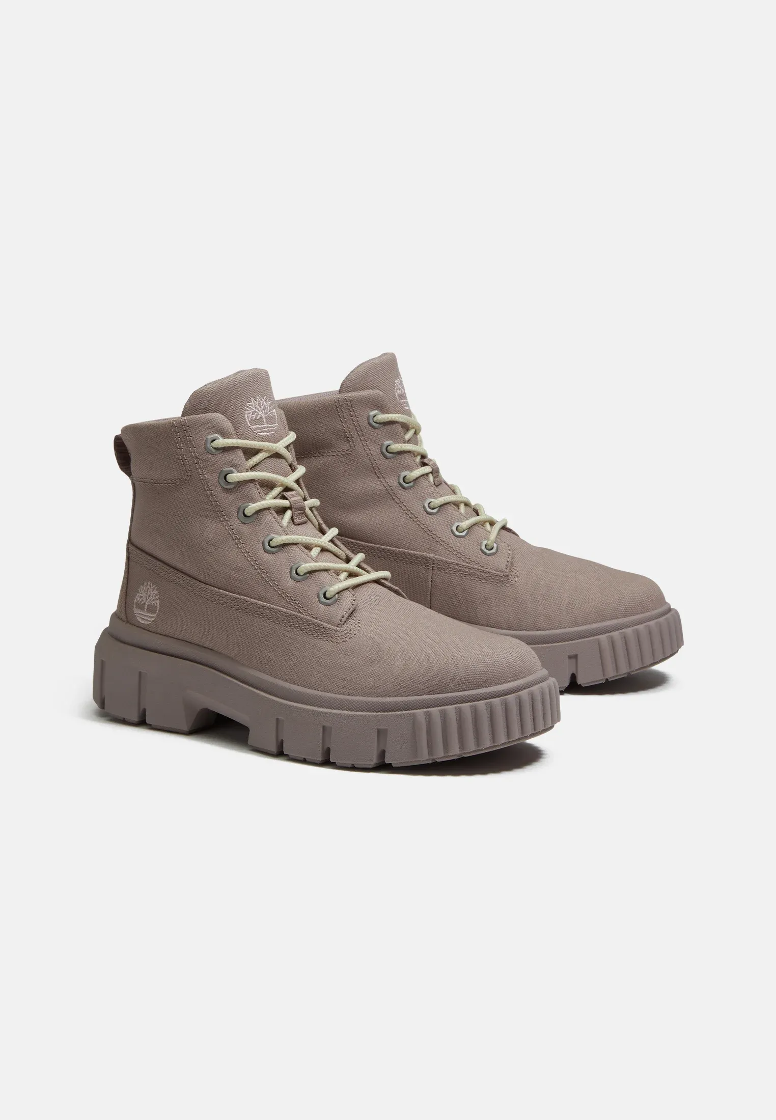 Timberland Mid Stivaletti Stringati Tissu Violet Clair