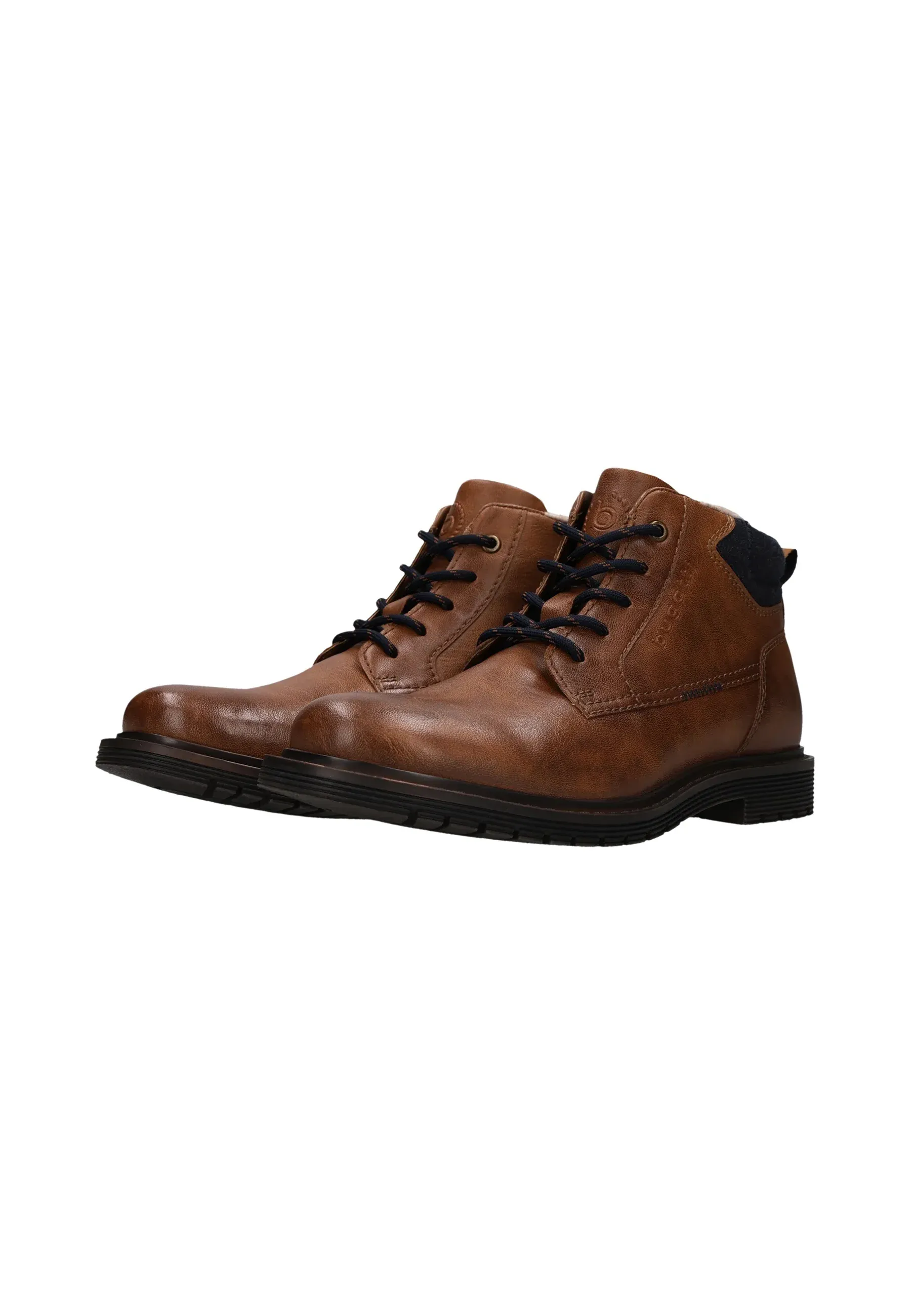 Botteghe Bugatti Schnürstiefel Stivali Da Neve Cognac