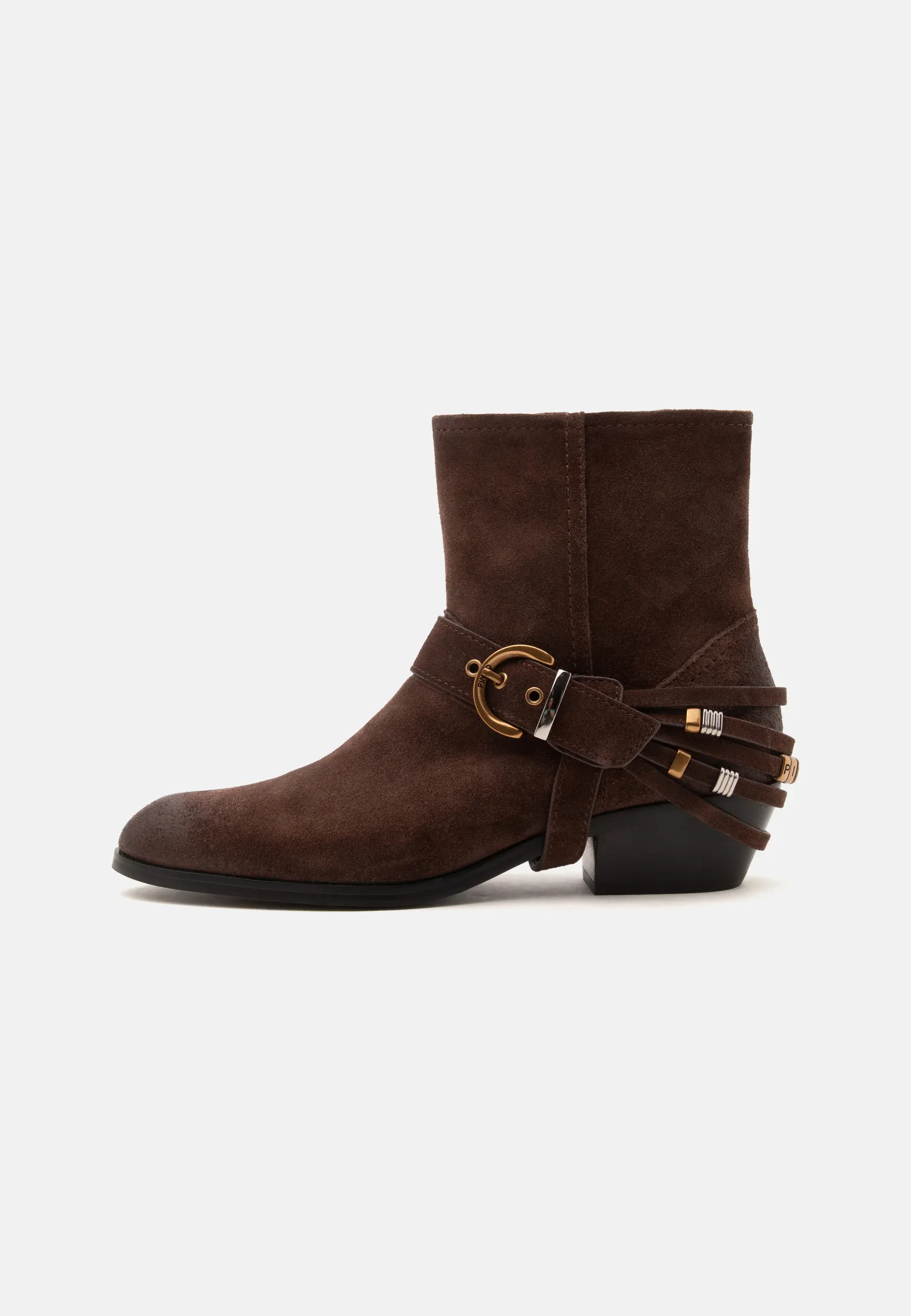 Pinko Stivaletti à Talonnette Brun Foncé