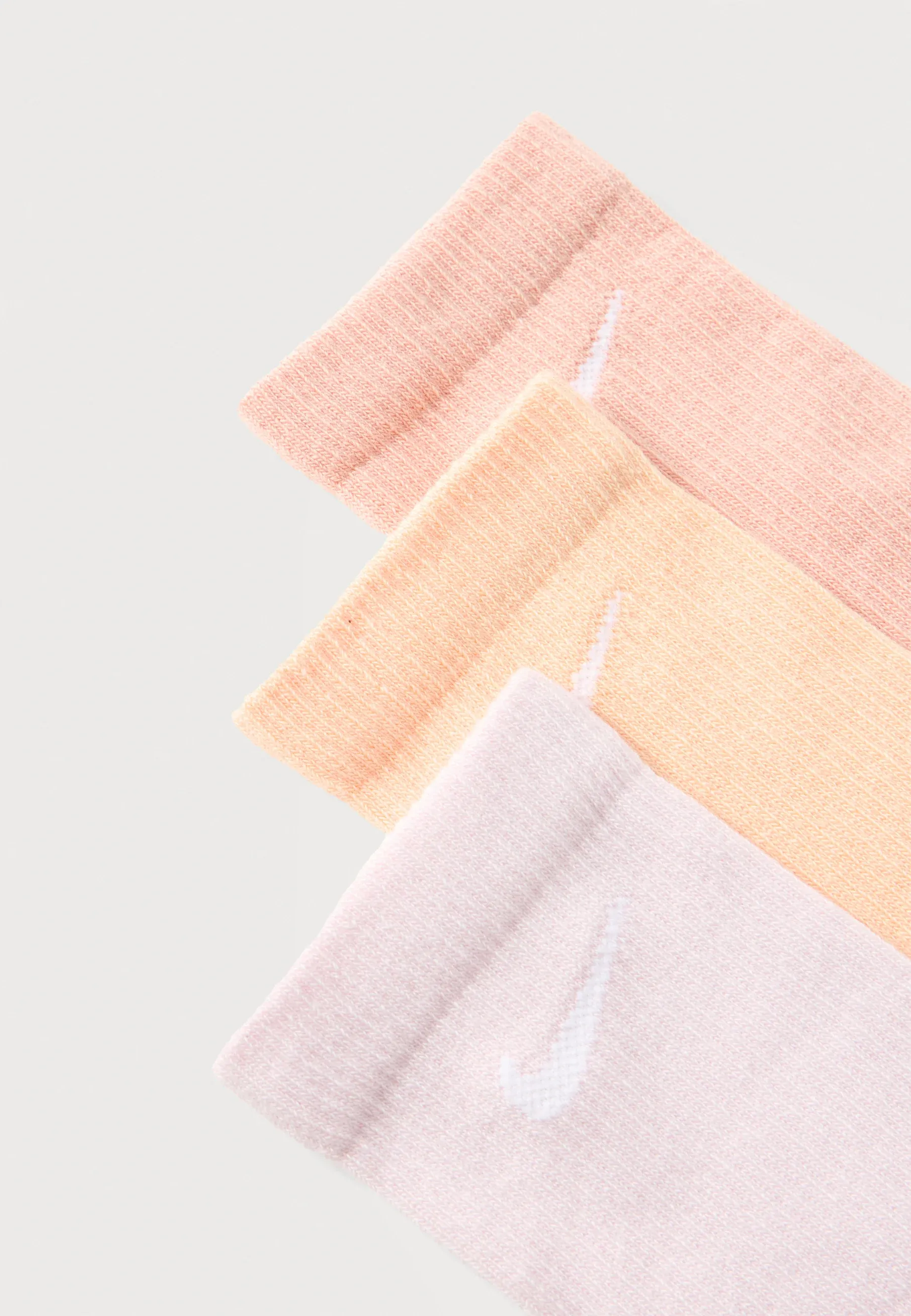 Nike Performance Unisexe 3 Pièces Chaussettes Orange/Rose