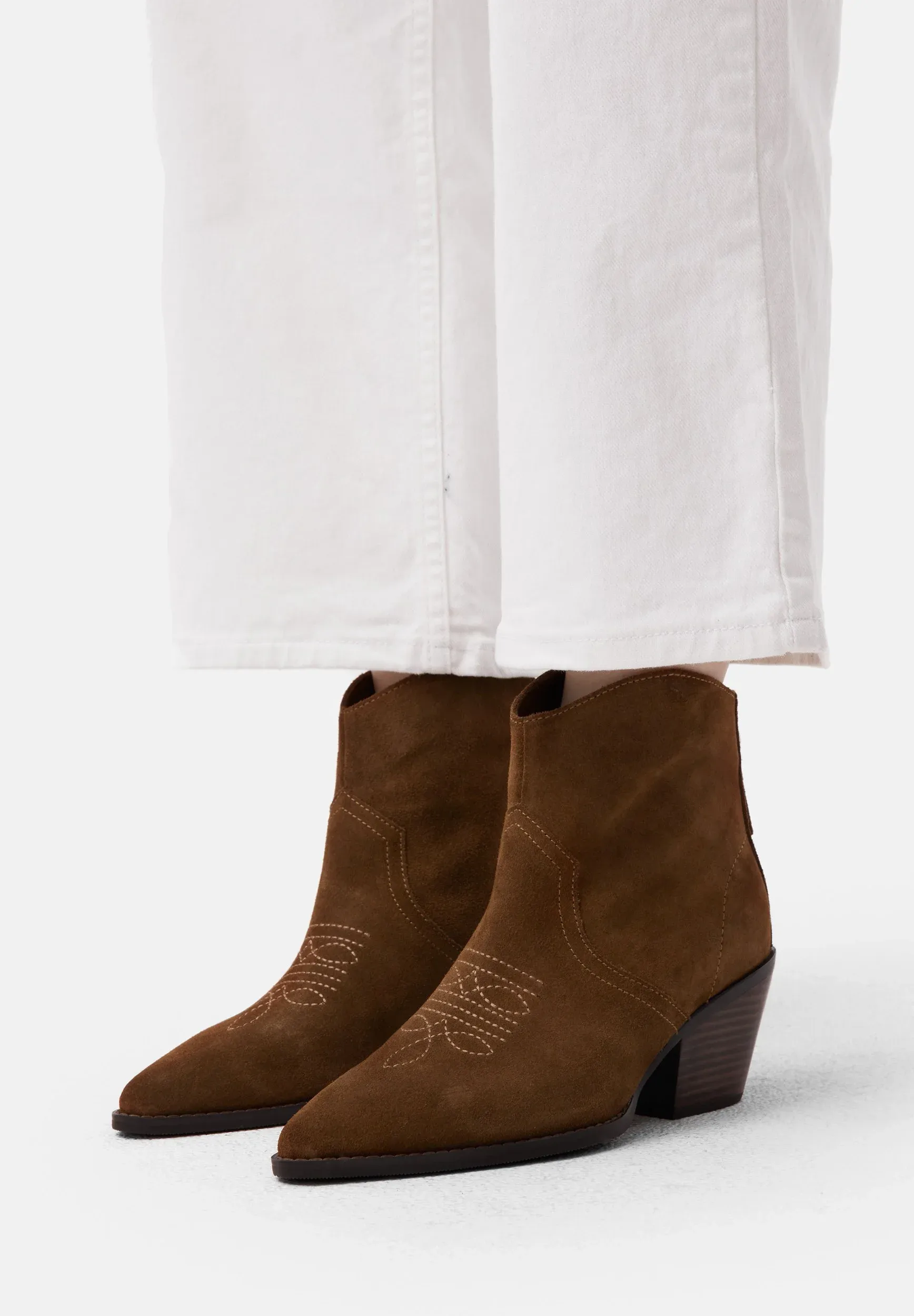 L37 Bottes Texanes Biker Camel