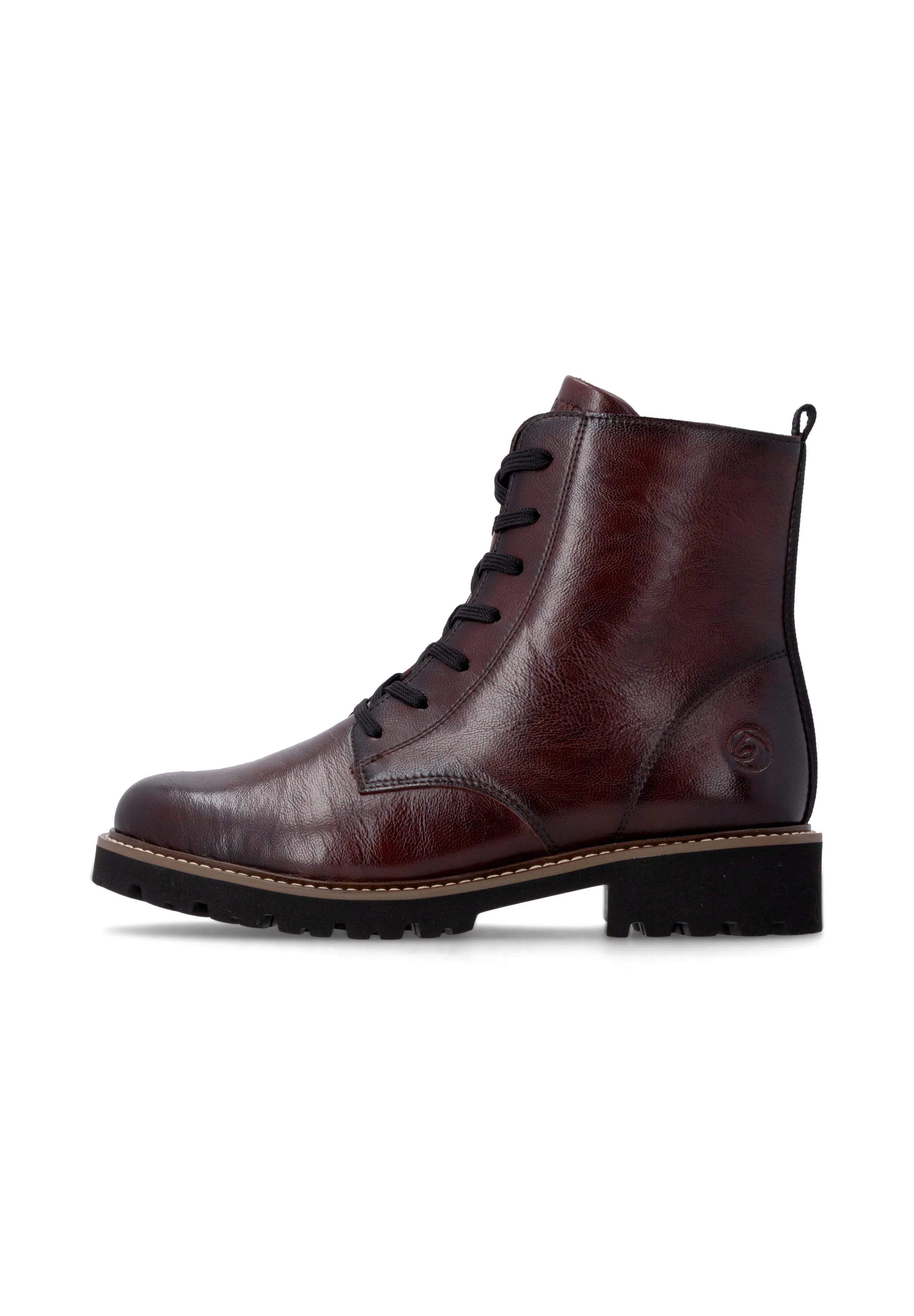 Remonte Bottes à lacets Rouge
